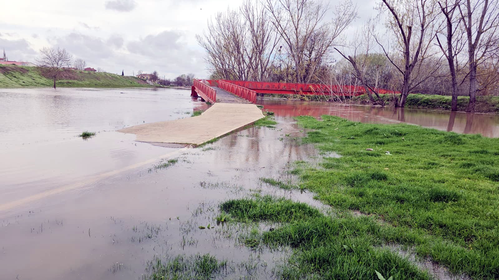 Tunca Nehri turuncu alarm DSİ