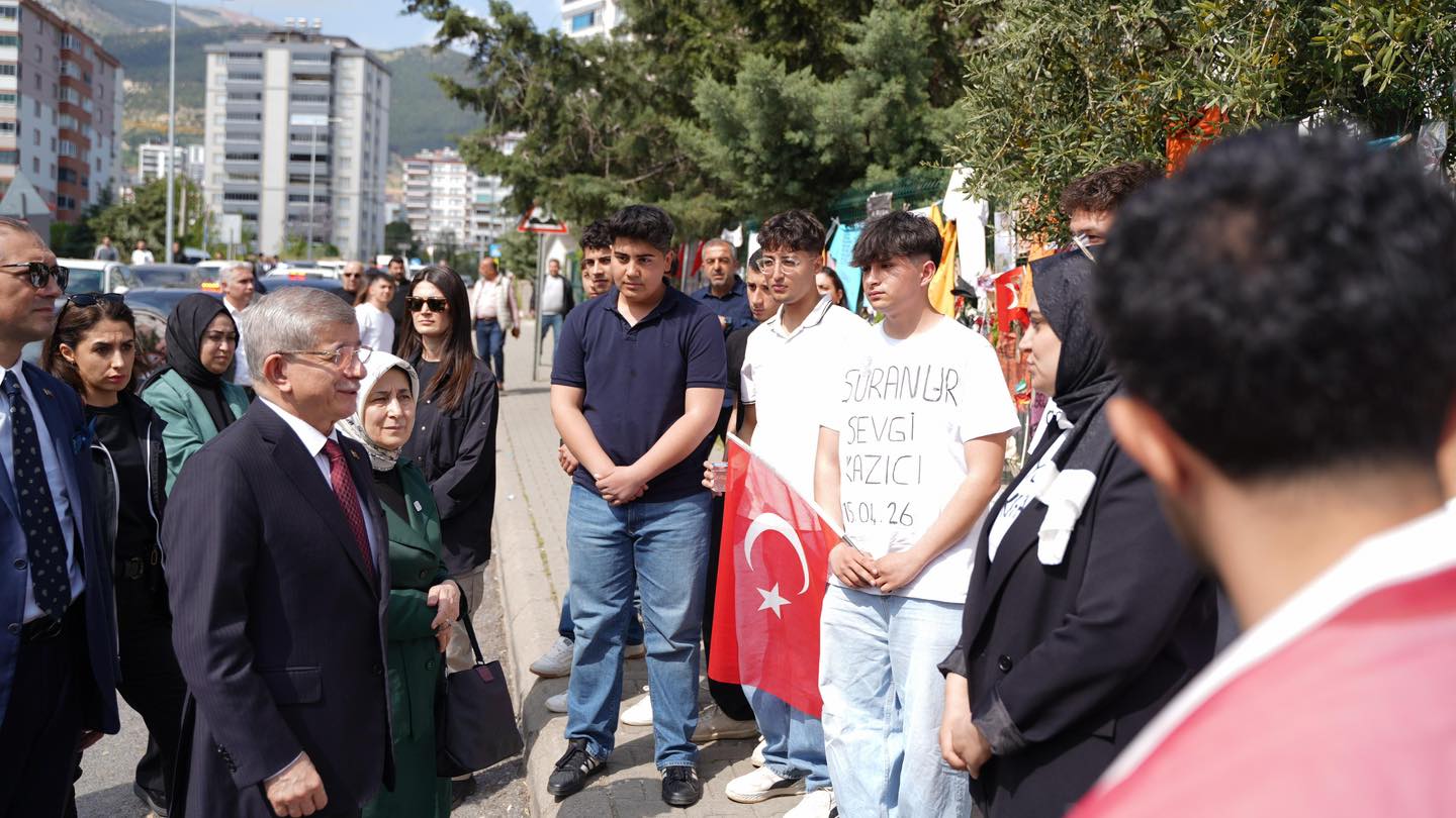Ahmet Davutoğlu Kahramanmaraş ziyareti