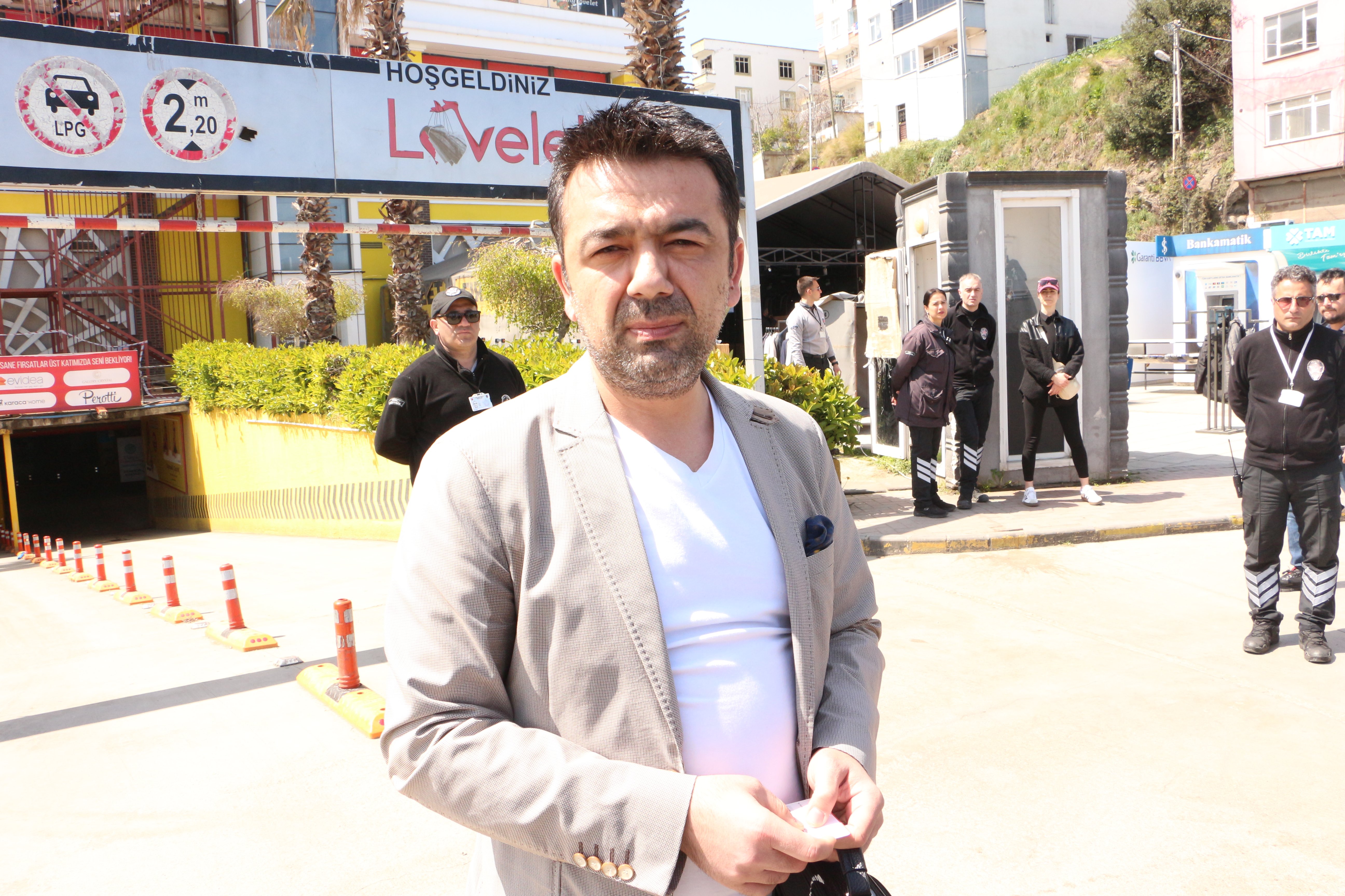 Samsun heyelan bölgesi genel görünüm