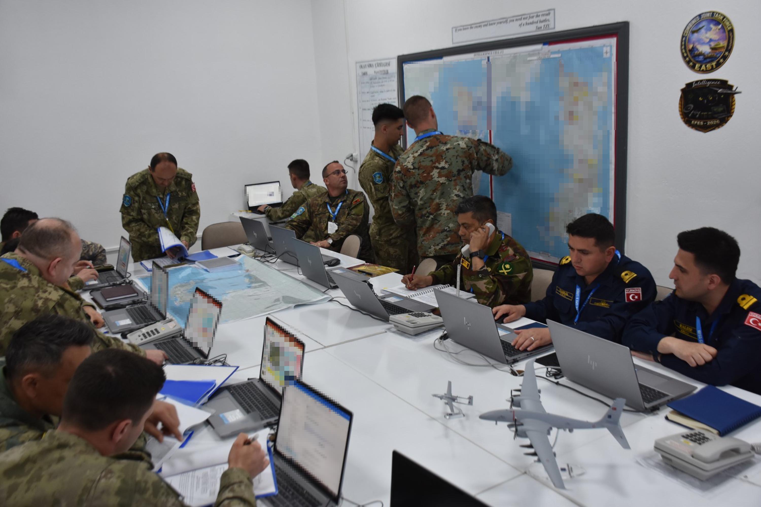 EFES-2026 Tatbikatı simülasyon merkezi