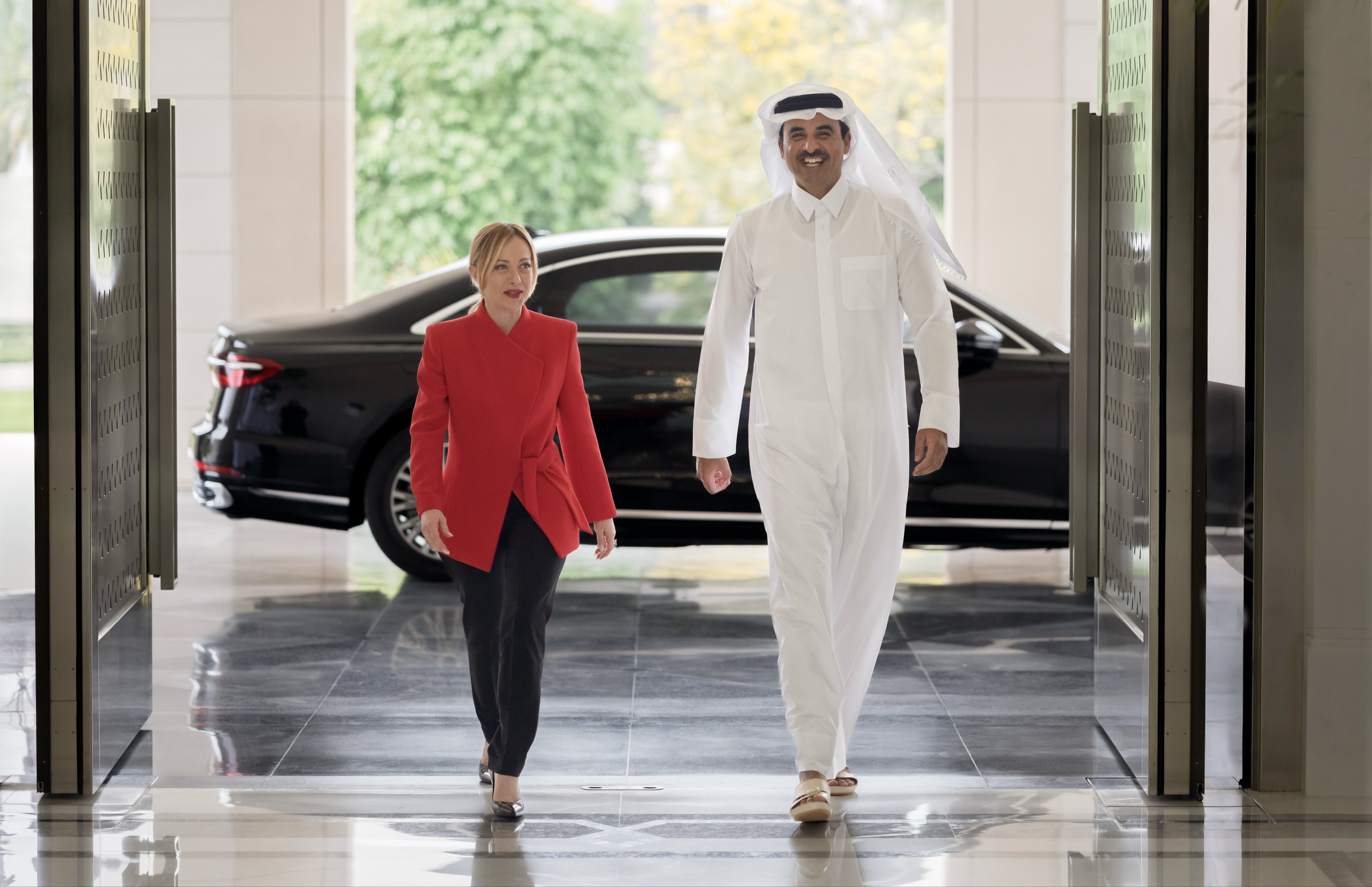 İtalya Başbakanı Giorgia Meloni Katar ziyareti