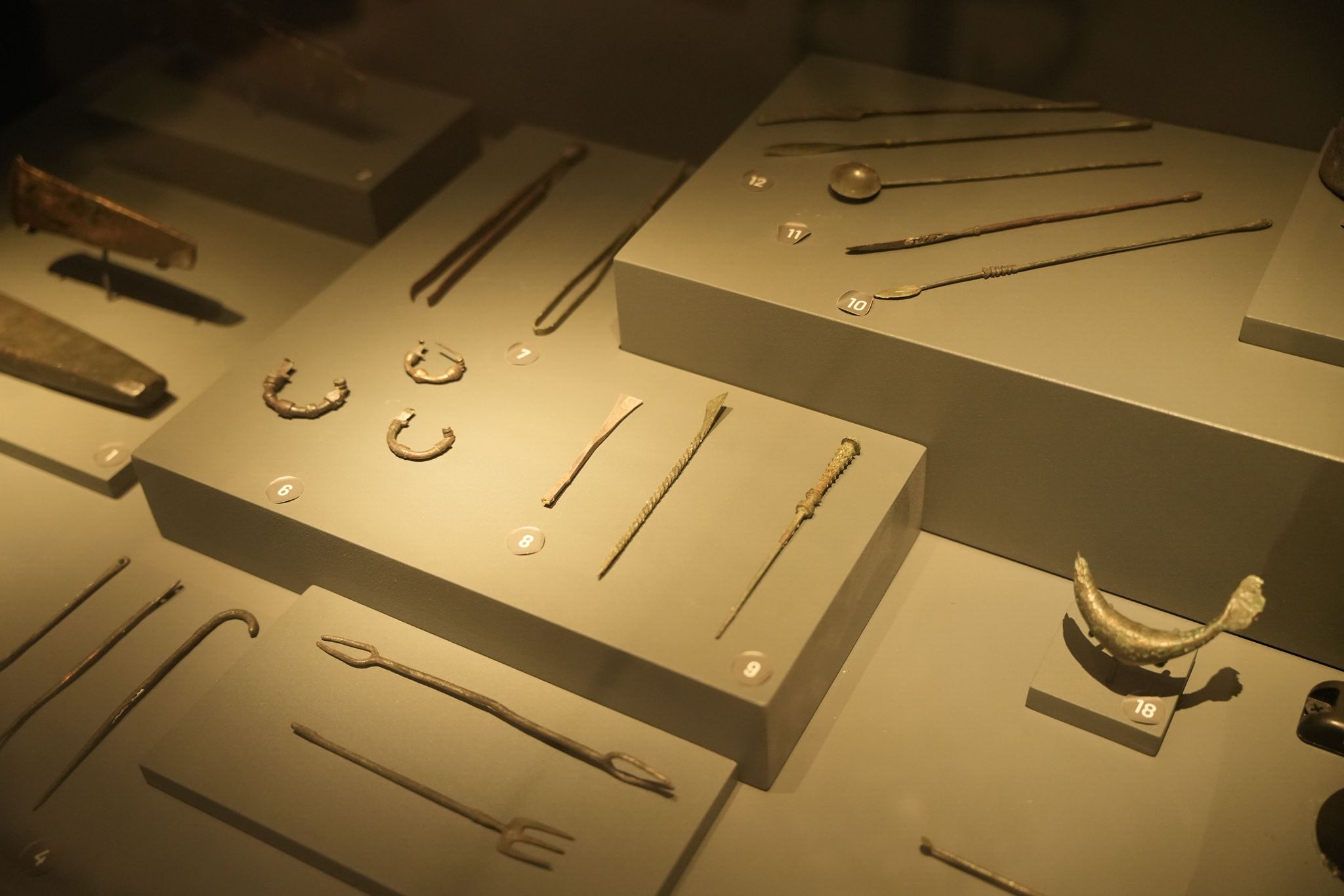 Troya Müzesi eserleri Kolezyum sergisi