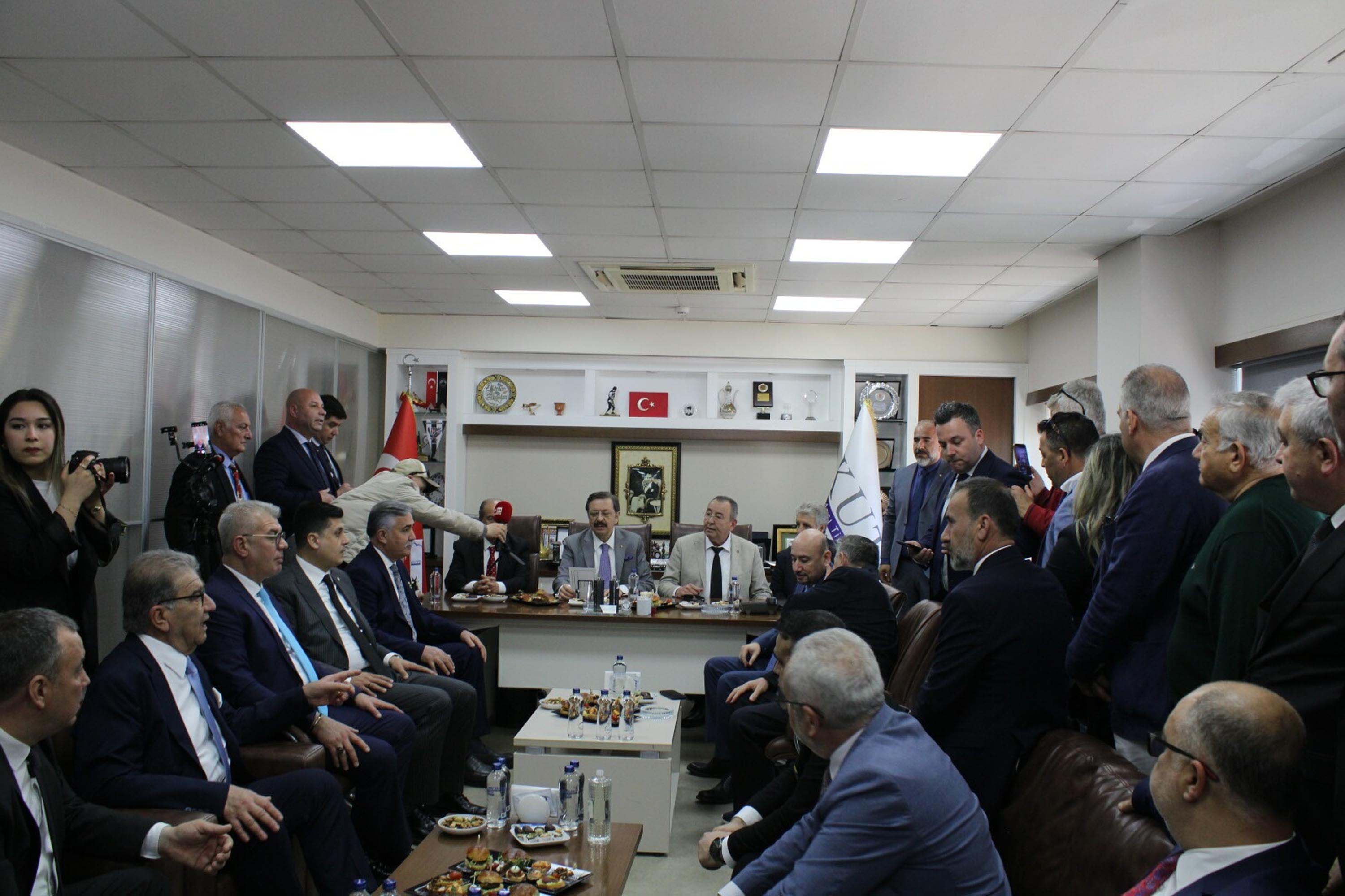 TOBB Başkanı Hisarcıklıoğlu KUTO Ziyareti