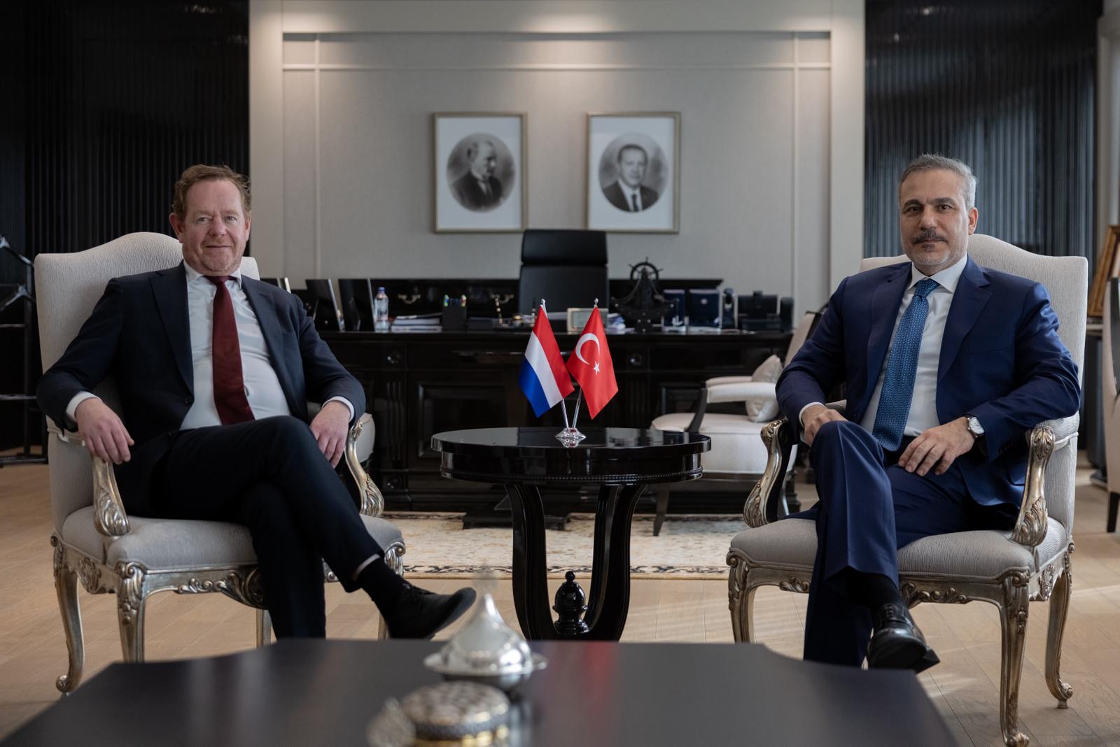 Hakan Fidan David Van Weel görüşmesi