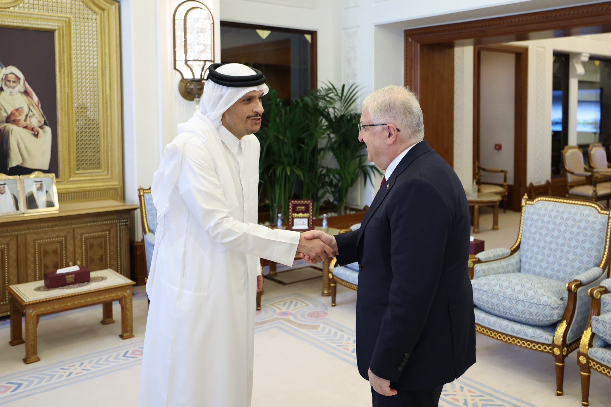 Yaşar Güler Katar Emiri Al Thani