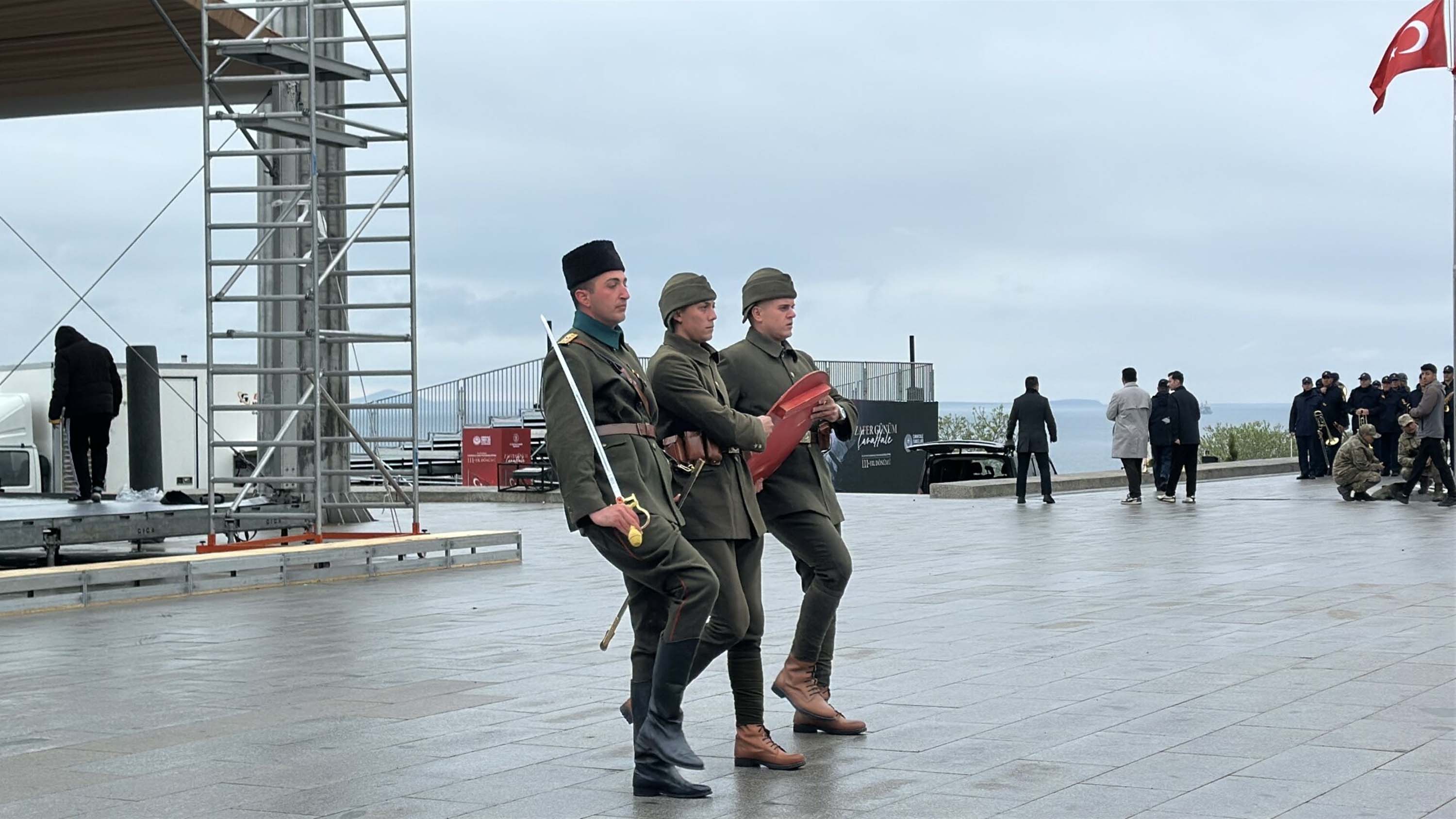 Çanakkale 111 yıl anma provası