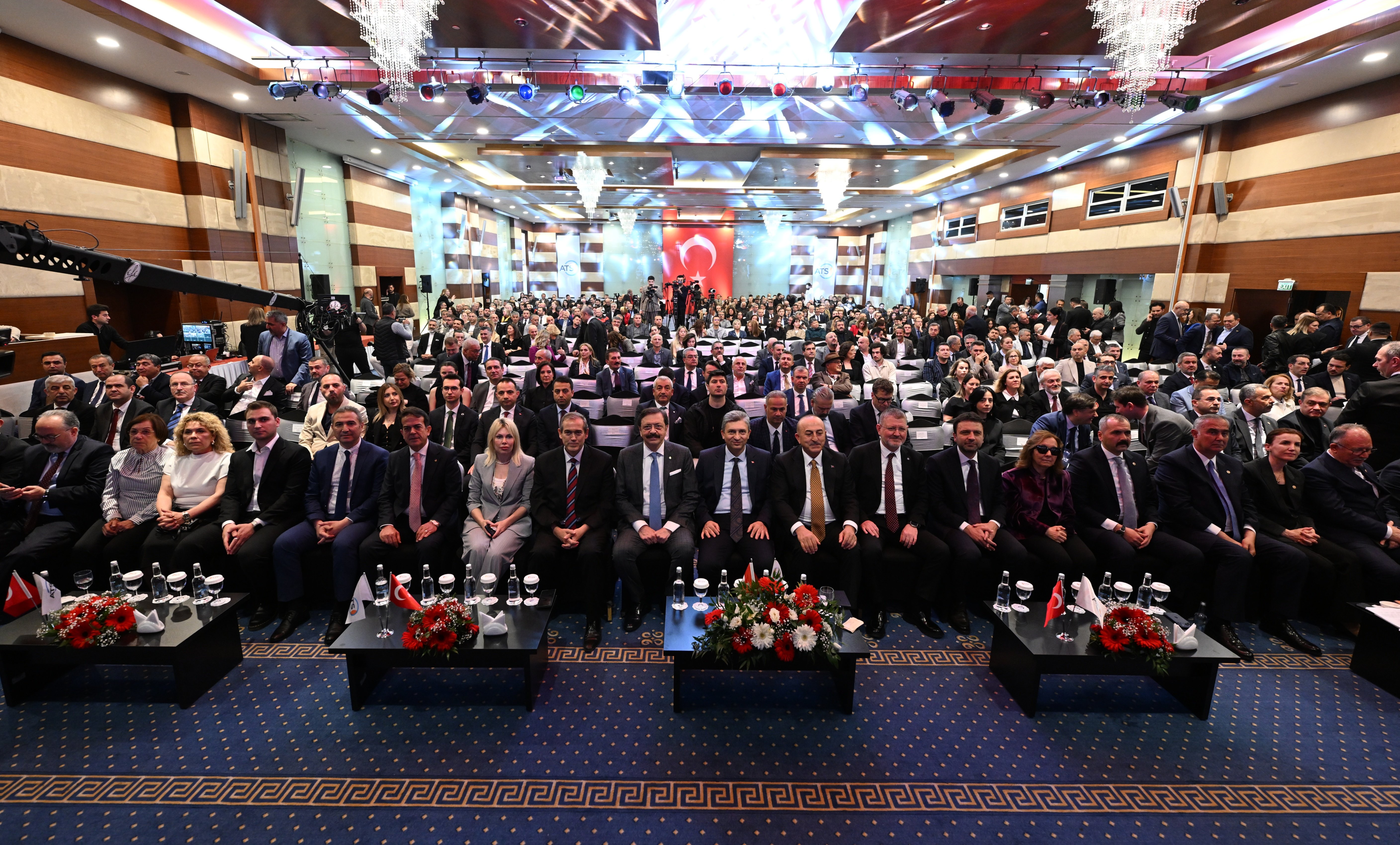 Antalya Ticaret ve Sanayi Odası töreni protokol üyeleri