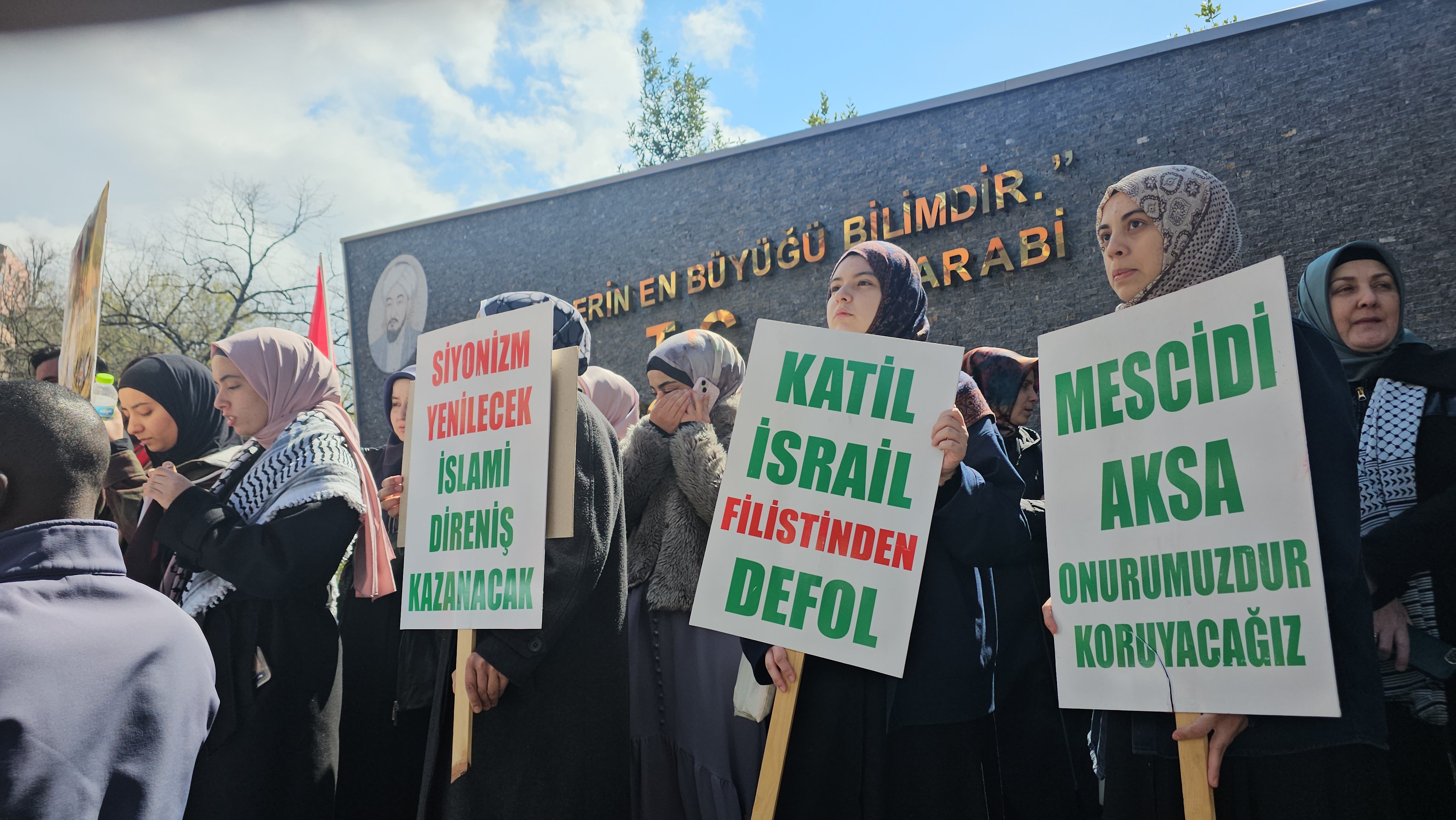 Zonguldak Filistin eylemi İsrail protestosu