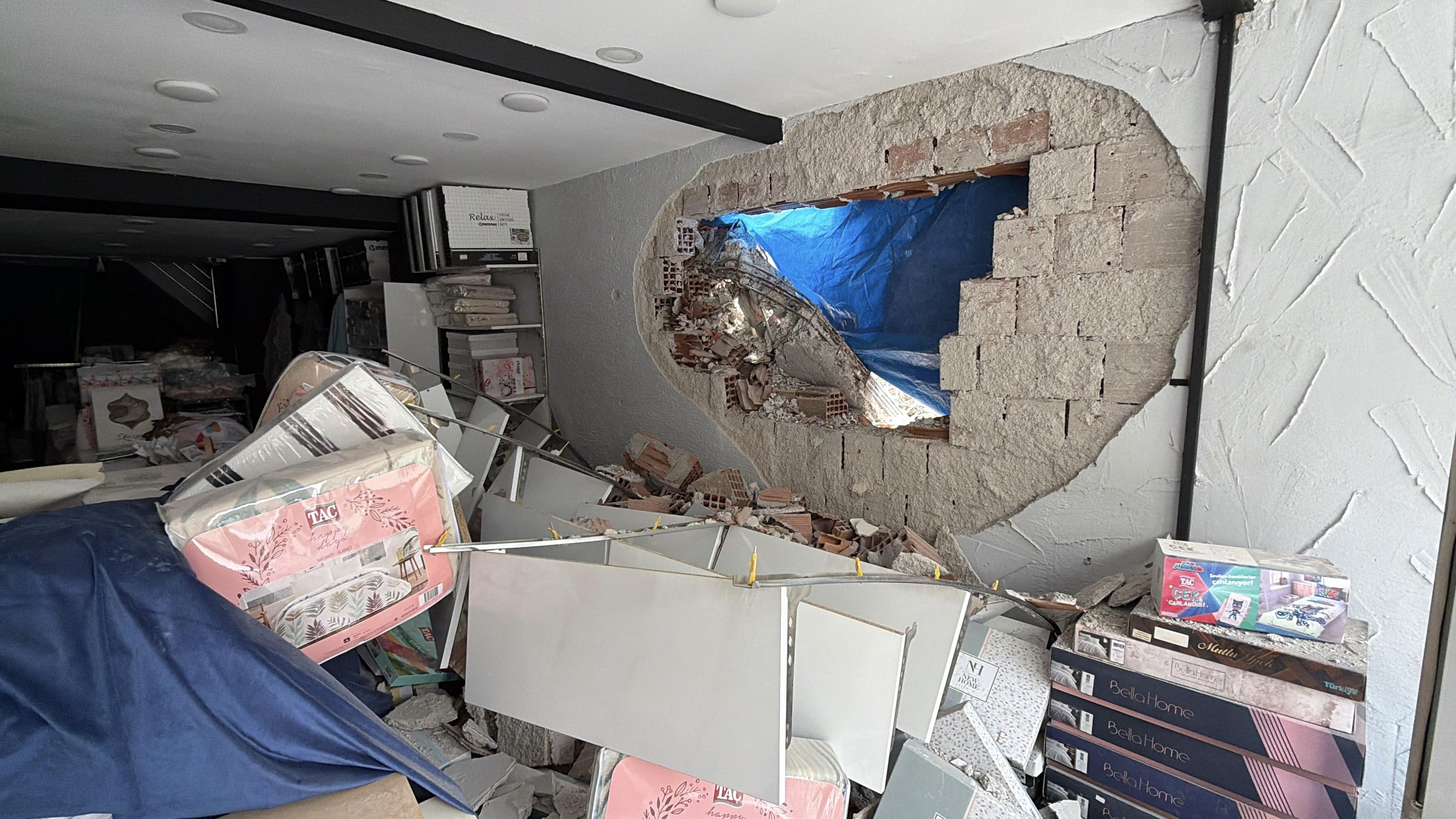 Eskişehir kentsel dönüşüm hasarlı dükkan