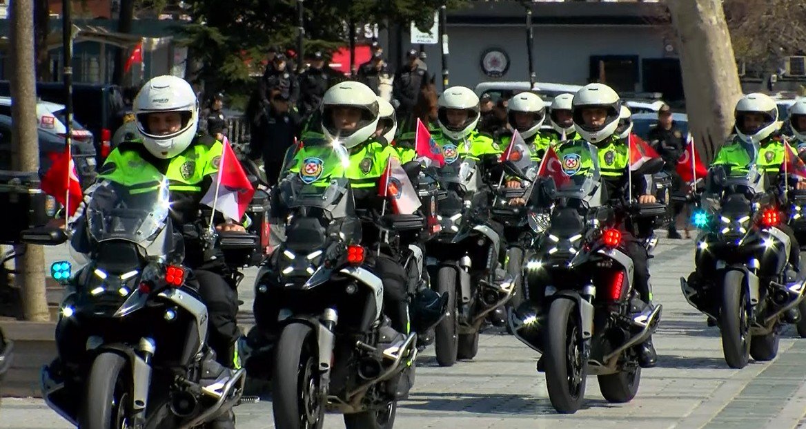 İstanbul Polis Korteji 15 Temmuz Köprüsü