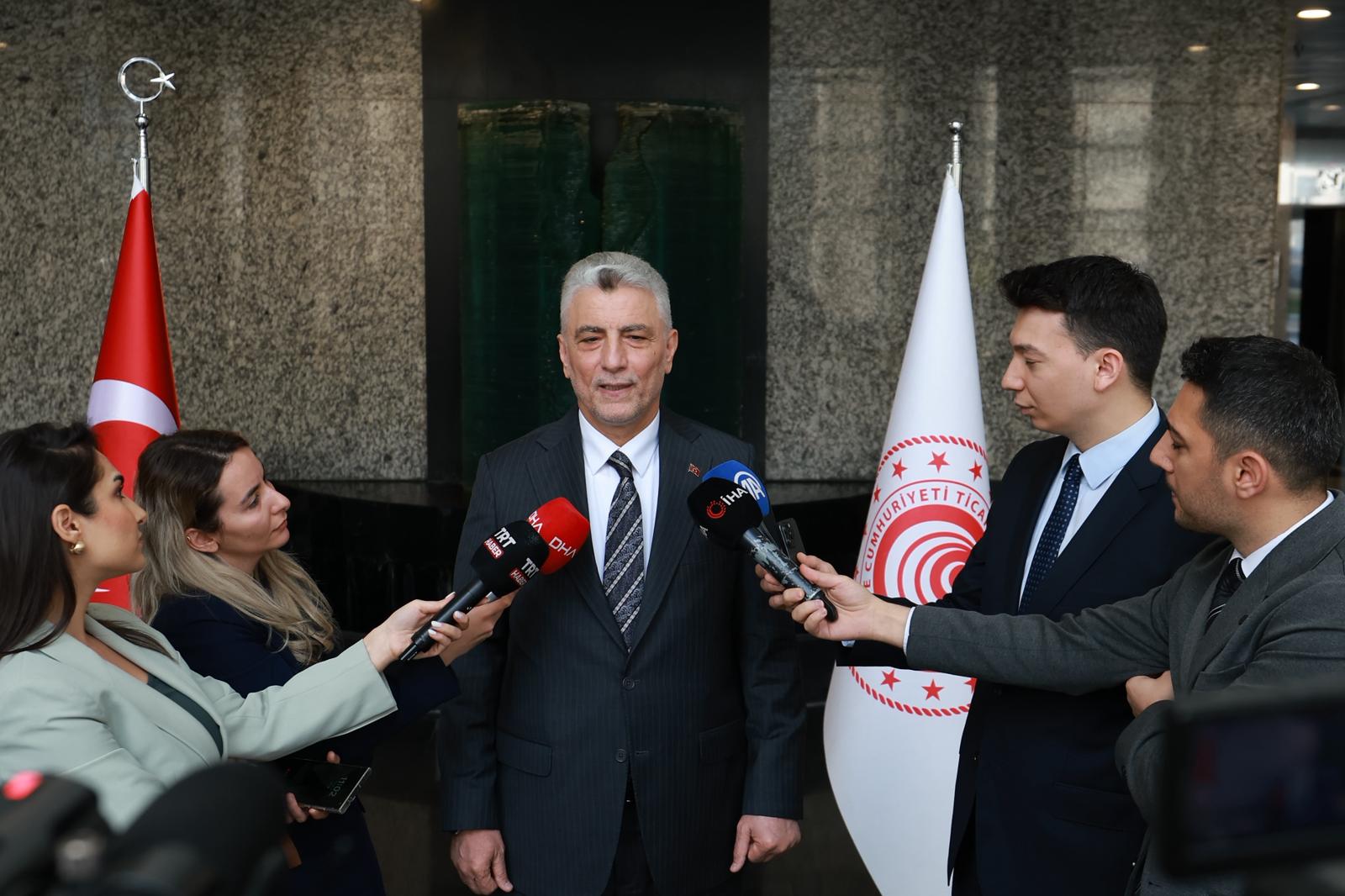 Ticaret Bakanı Ömer Bolat ABD heyeti ile toplantı