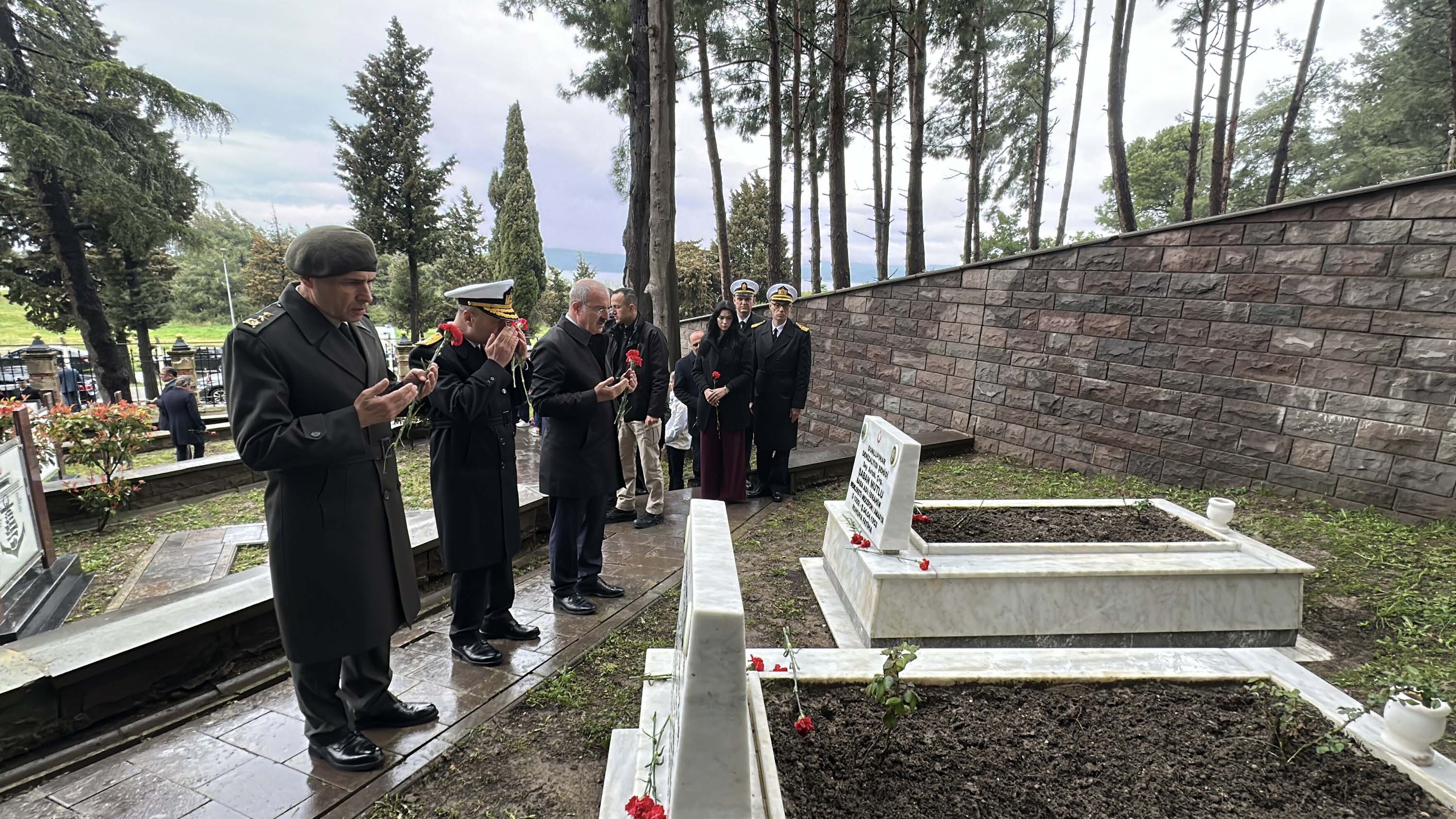 TCG Dumlupınar anma töreni genel görünüm