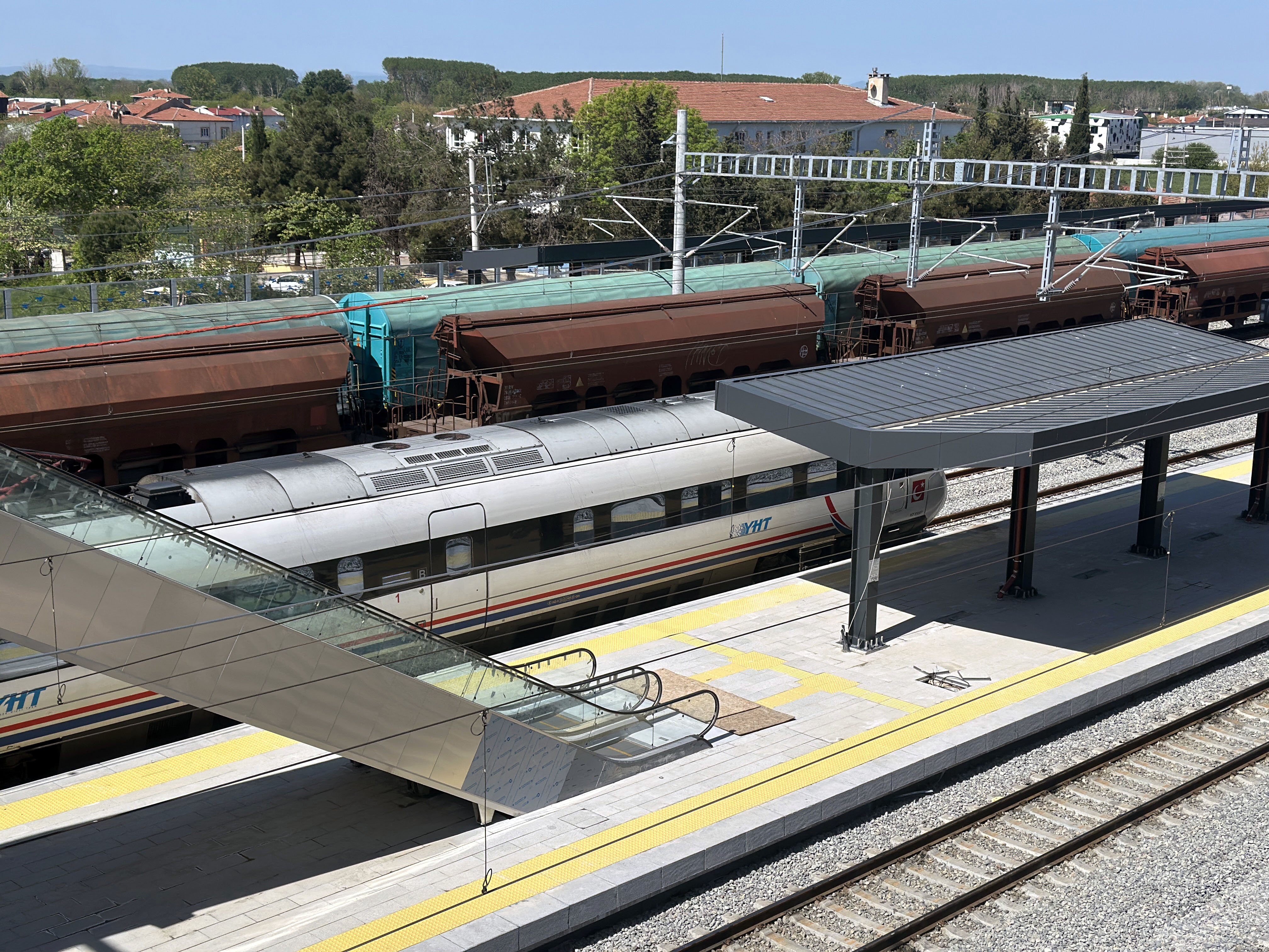 Halkalı-Kapıkule Hızlı Tren Projesi test sürüşü