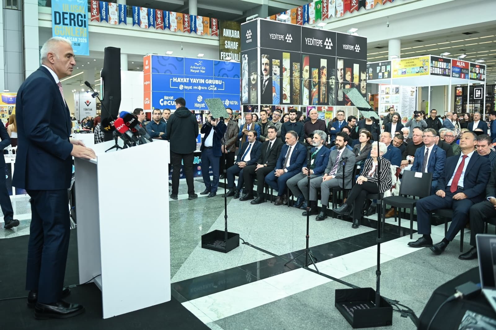 Kültür ve Turizm Bakanı Mehmet Nuri Ersoy Ankara Kitap Fuarı Açılışı