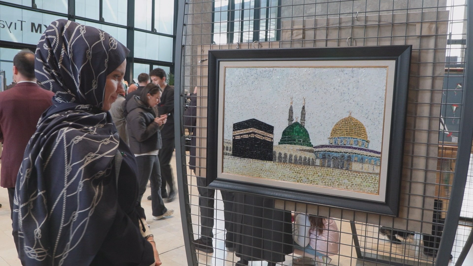 Numan Kurtulmuş sergi açılışı