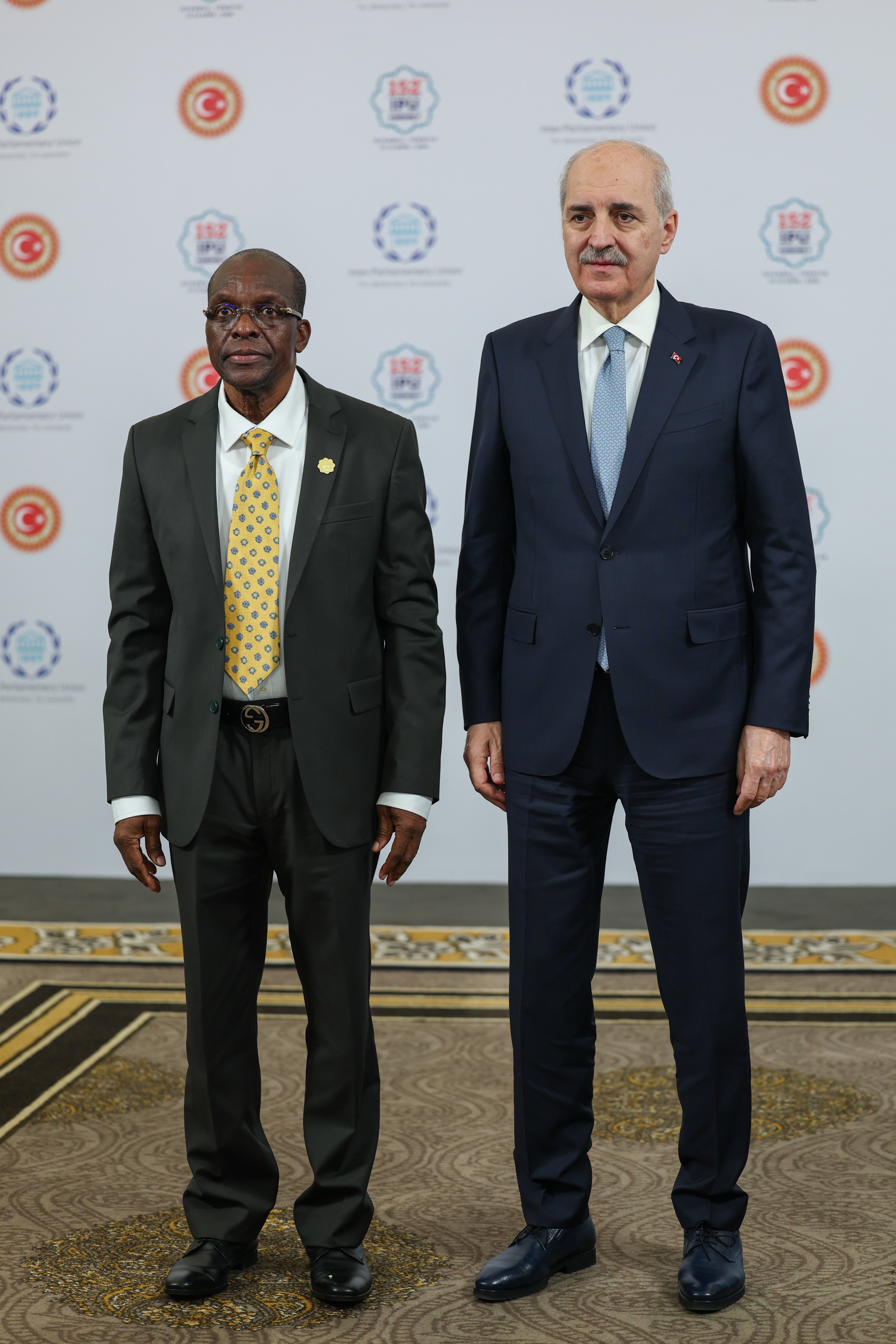 TBMM Başkanı Kurtulmuş ve Gana Meclis Başkanı Bagbin görüşmesi