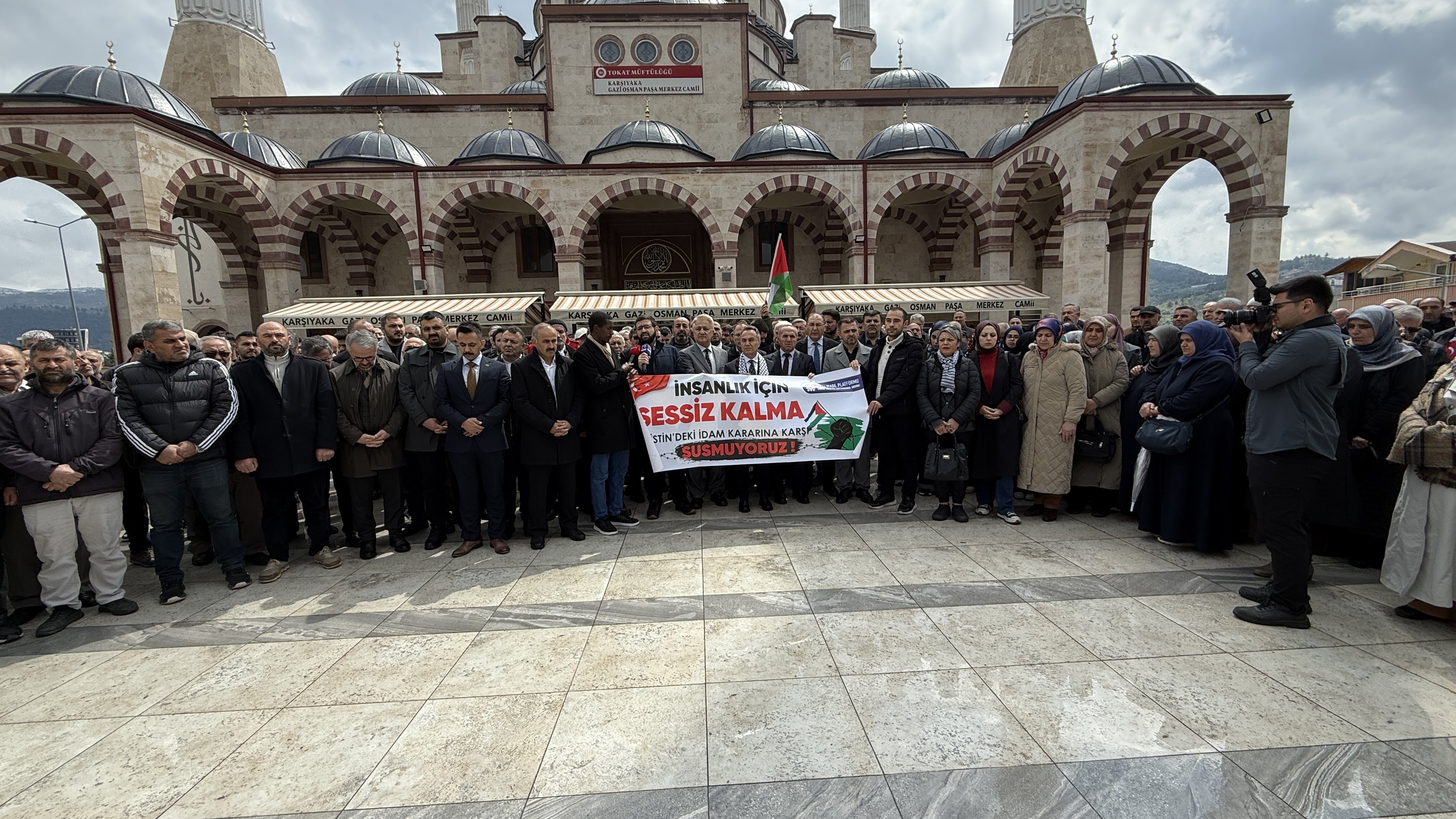Tokat Karşıyaka Camii İsrail Protestosu