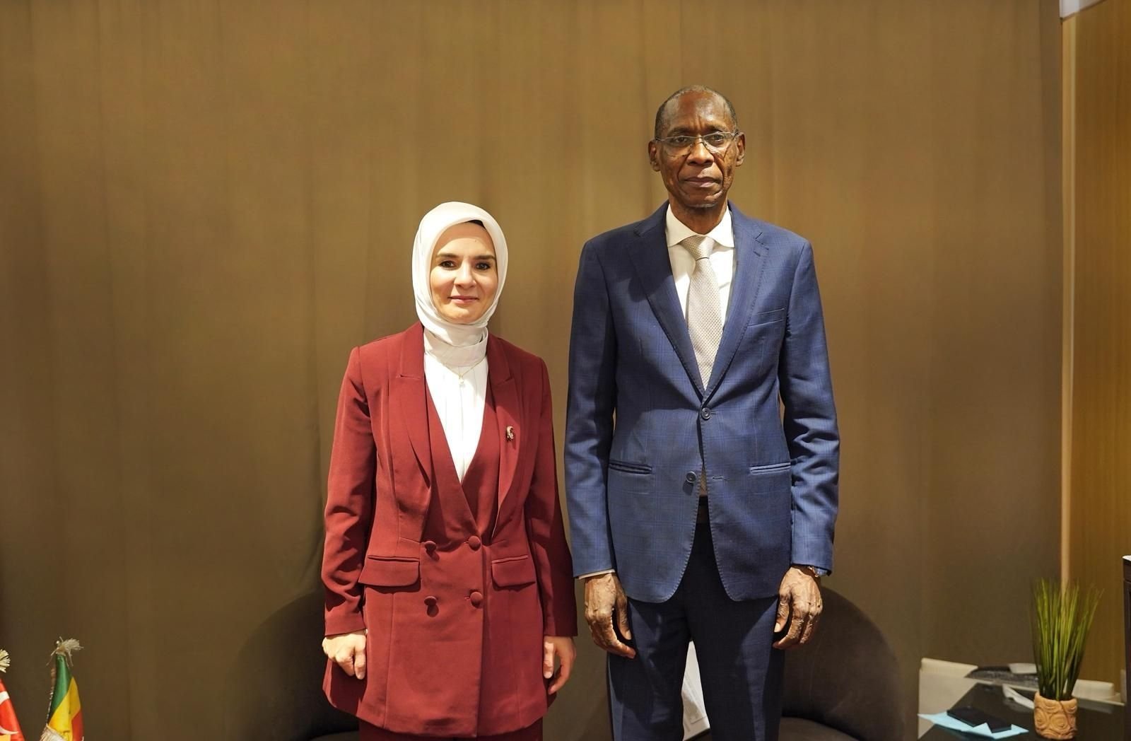 Bakan Göktaş ve Bakan Niang İkili Görüşme