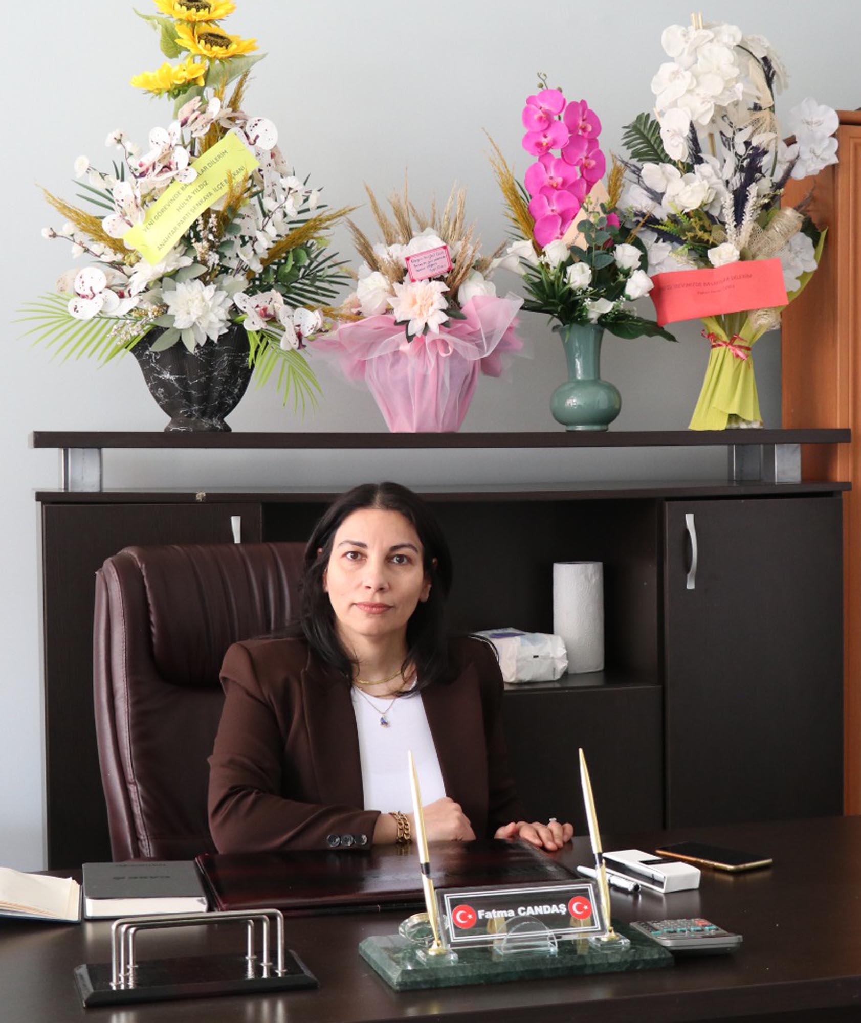 Fatma Candaş esnaf toplantısı