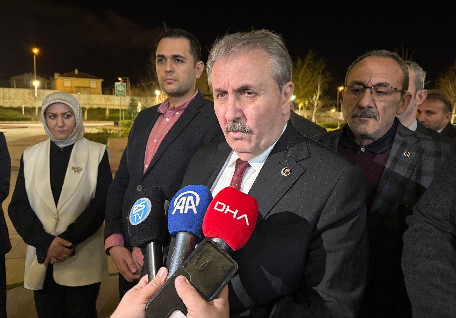 Mustafa Destici hastane ziyareti