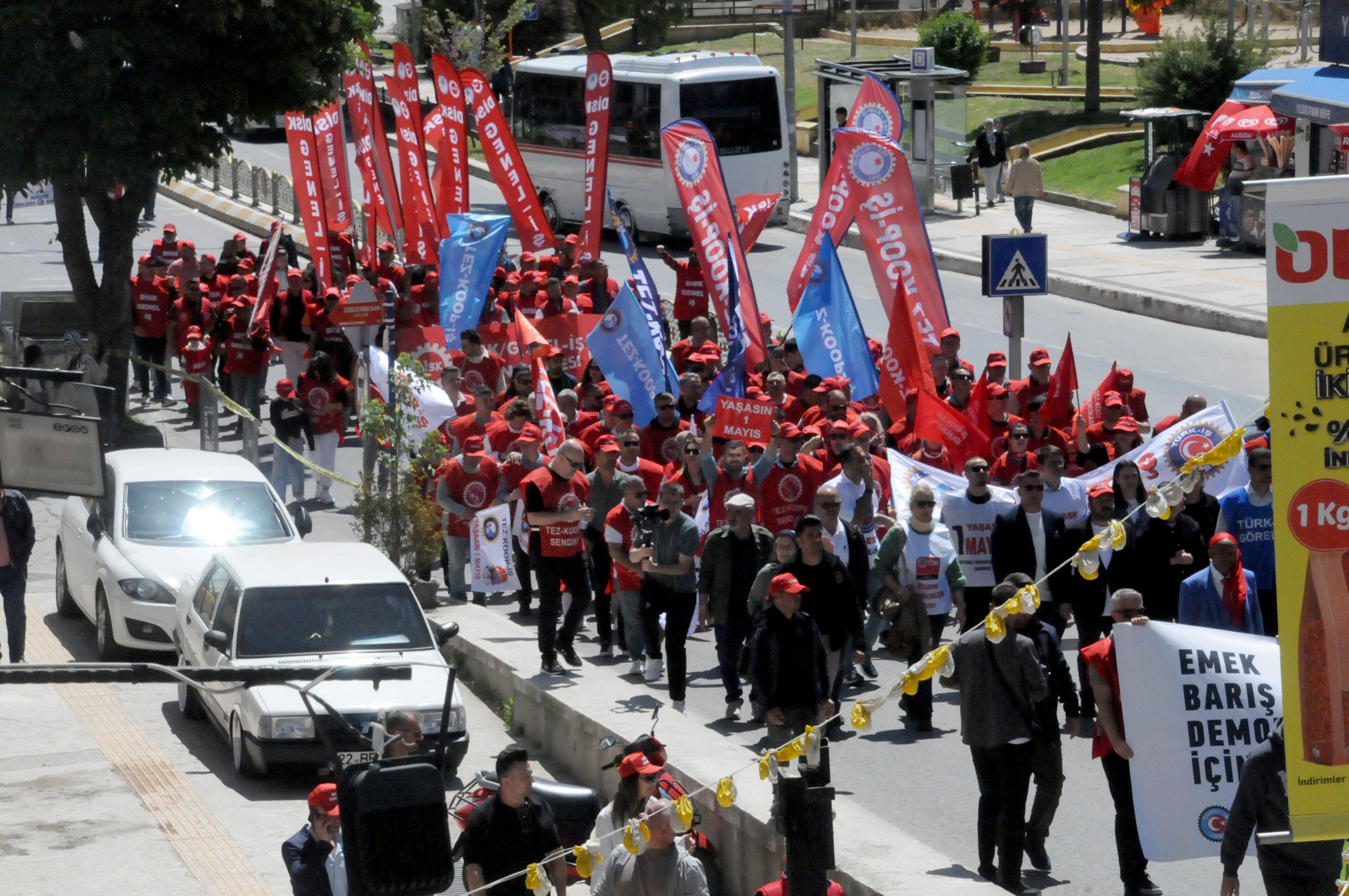 TÜRK-İŞ 1 Mayıs Edirne mitingi