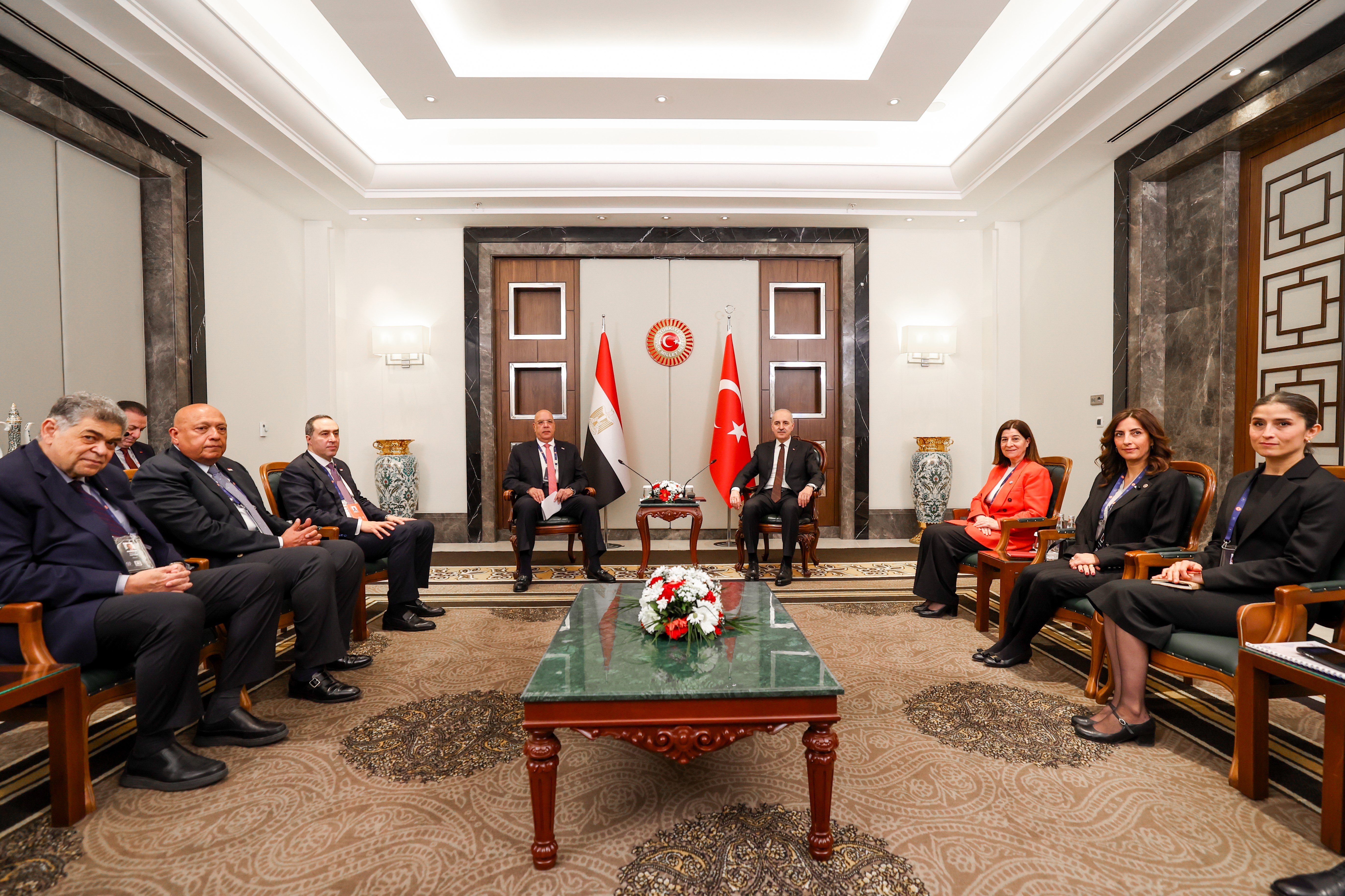 TBMM Başkanı Numan Kurtulmuş konuşma yapıyor