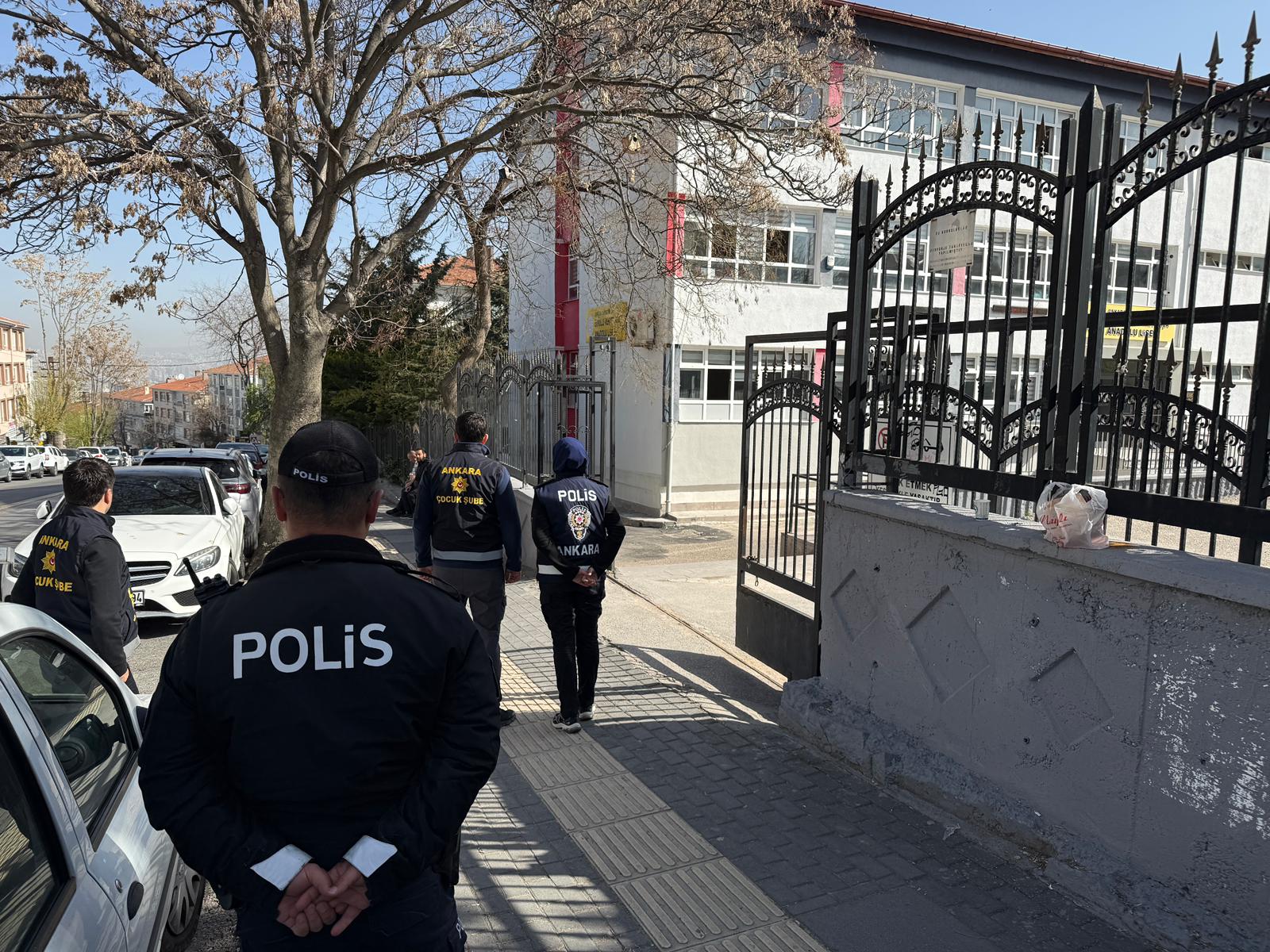 Okul çevresi polis denetimi