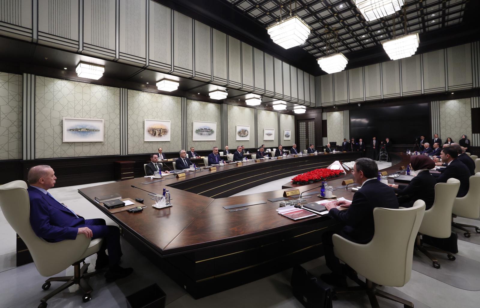 Cumhurbaşkanı Erdoğan Kabine Toplantısı