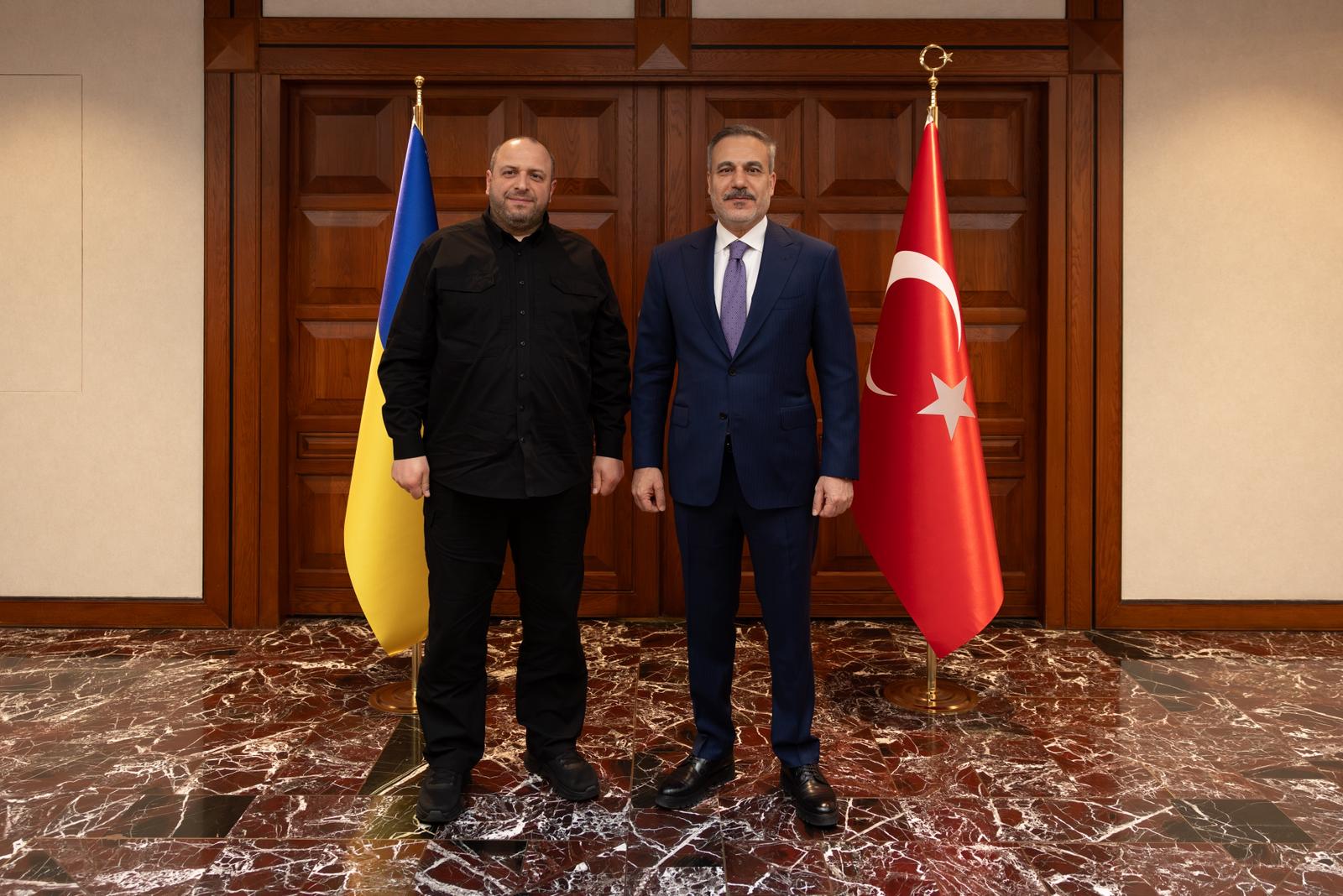 Dışişleri Bakanı Hakan Fidan ve Ukrayna Milli Güvenlik ve Savunma Konseyi Sekreteri Rüstem Umerov Ankara görüşmesi