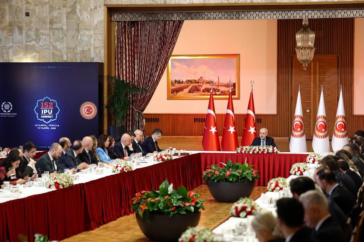 TBMM Başkanı Numan Kurtulmuş basın toplantısı