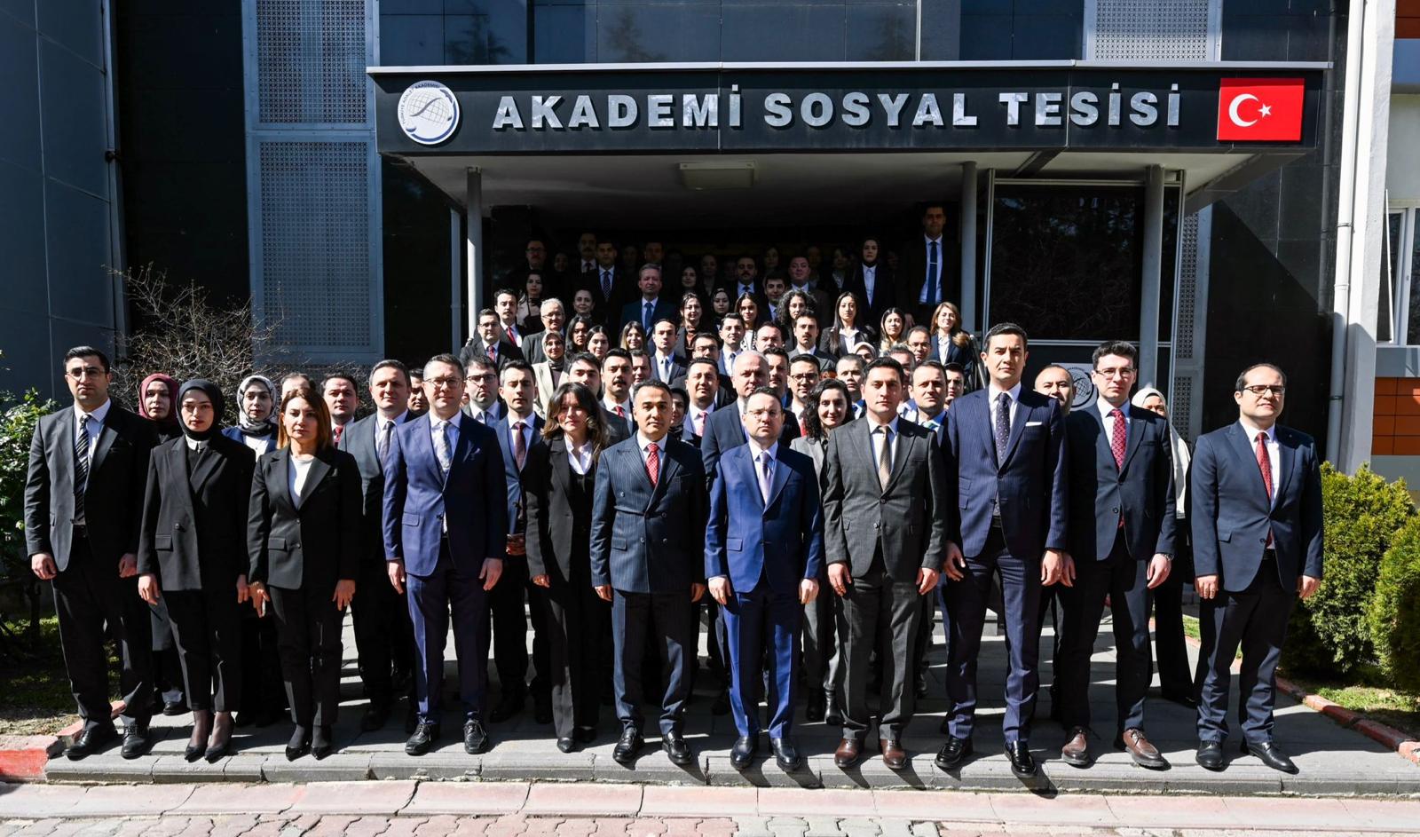 Adalet Bakanı Akın Gürlek konuşma yaparken