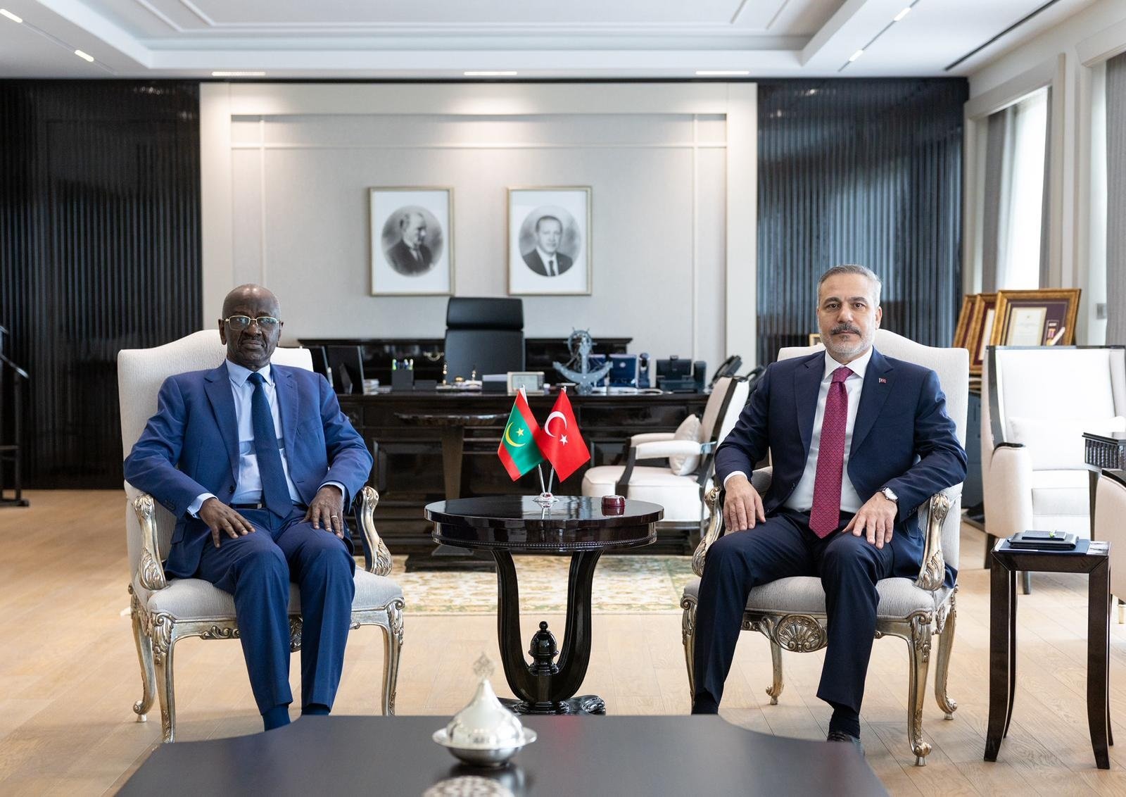Bakan Fidan ve Merzoug basına kapalı görüşme