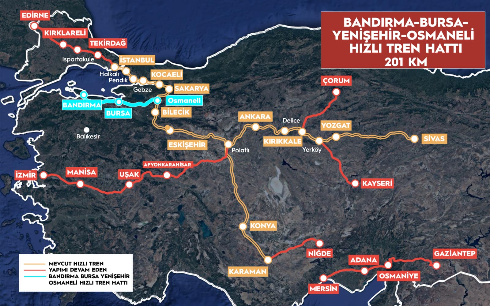 Bakan Abdulkadir Uraloğlu hızlı tren projesi açıklaması