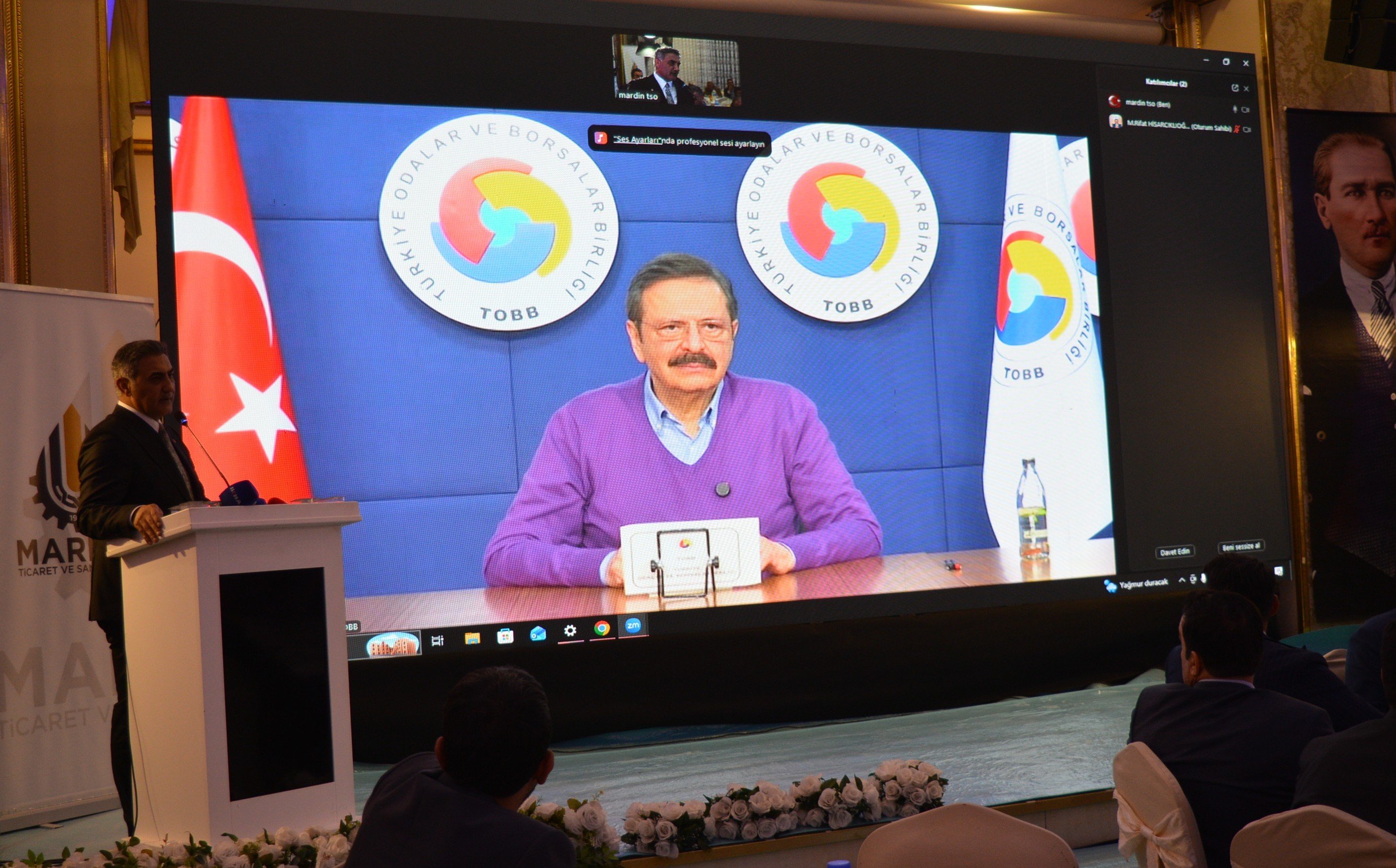 TOBB Başkanı Hisarcıklıoğlu Nusaybin Sınır Kapısı