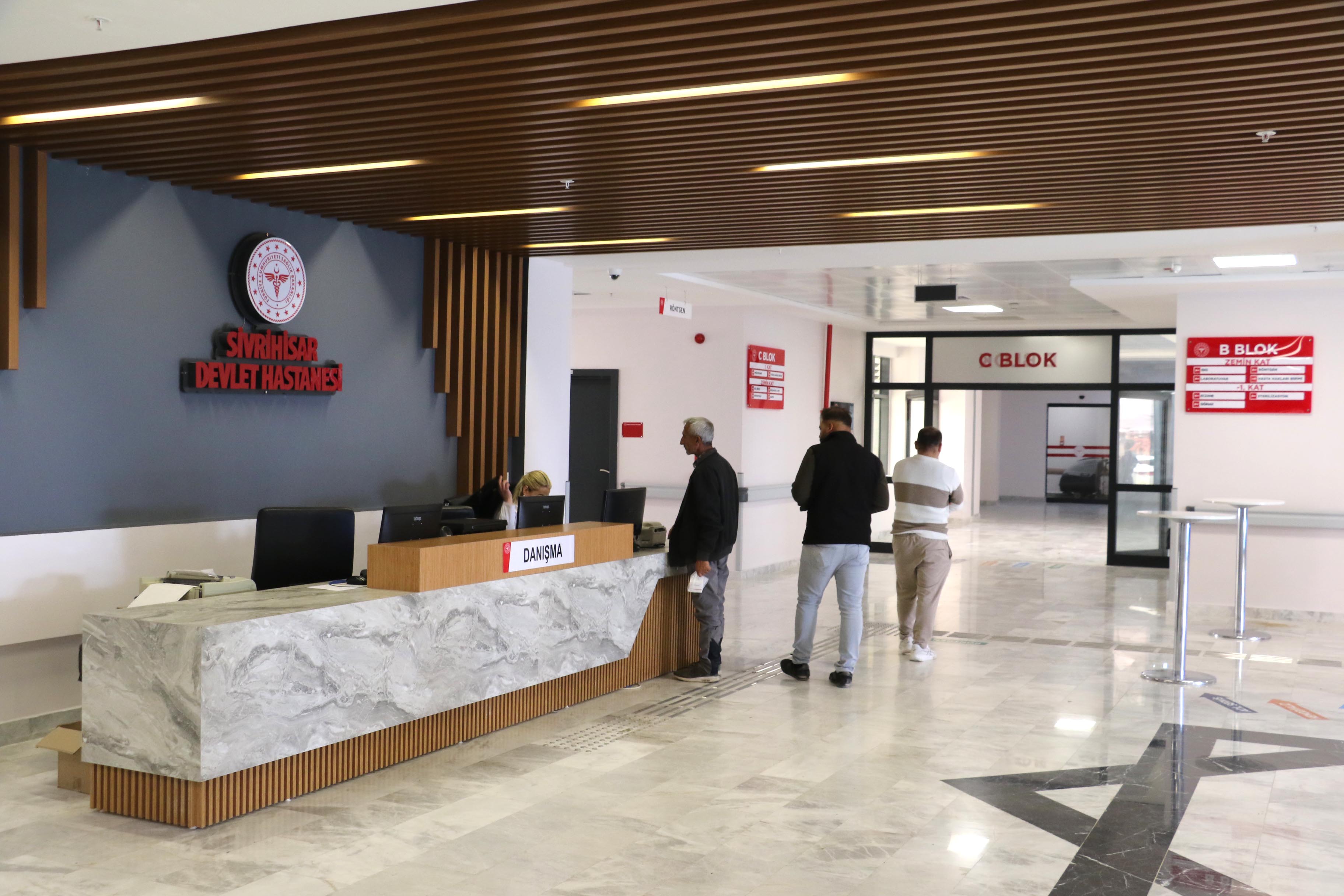 Modern Poliklinik Sivrihisar Devlet Hastanesi modern poliklinik alanı.