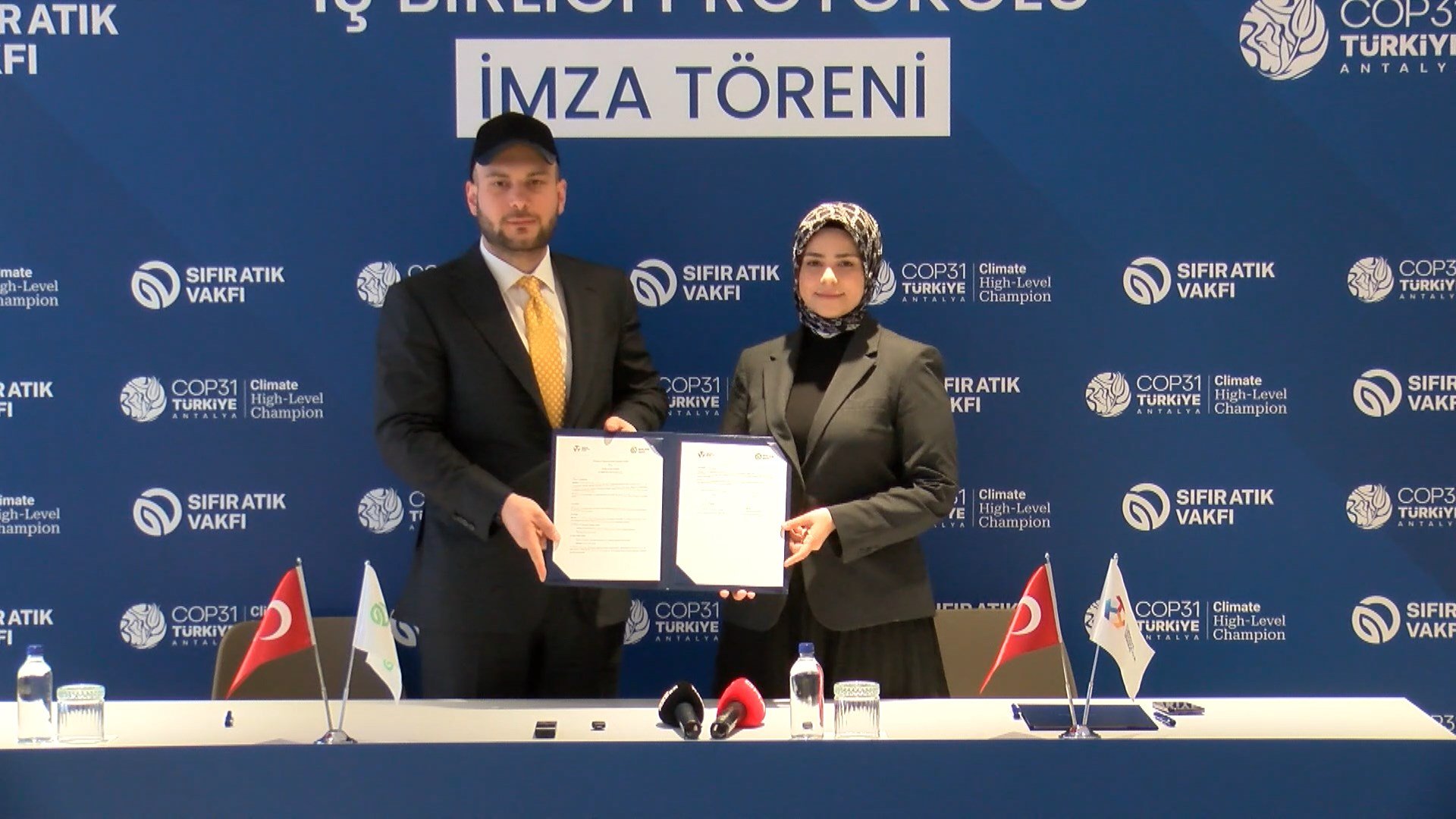 T3 Vakfı Sıfır Atık protokol töreni
