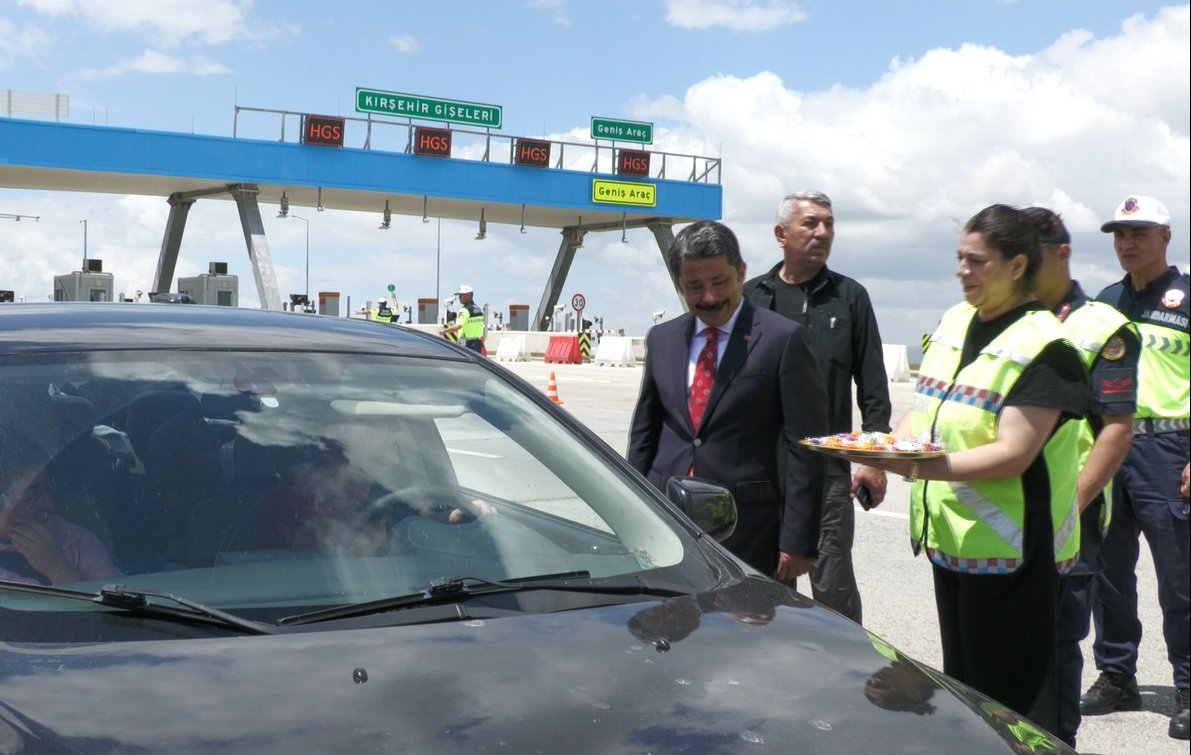 Vali Murat Sefa Demiryürek Kırşehir trafik denetimi