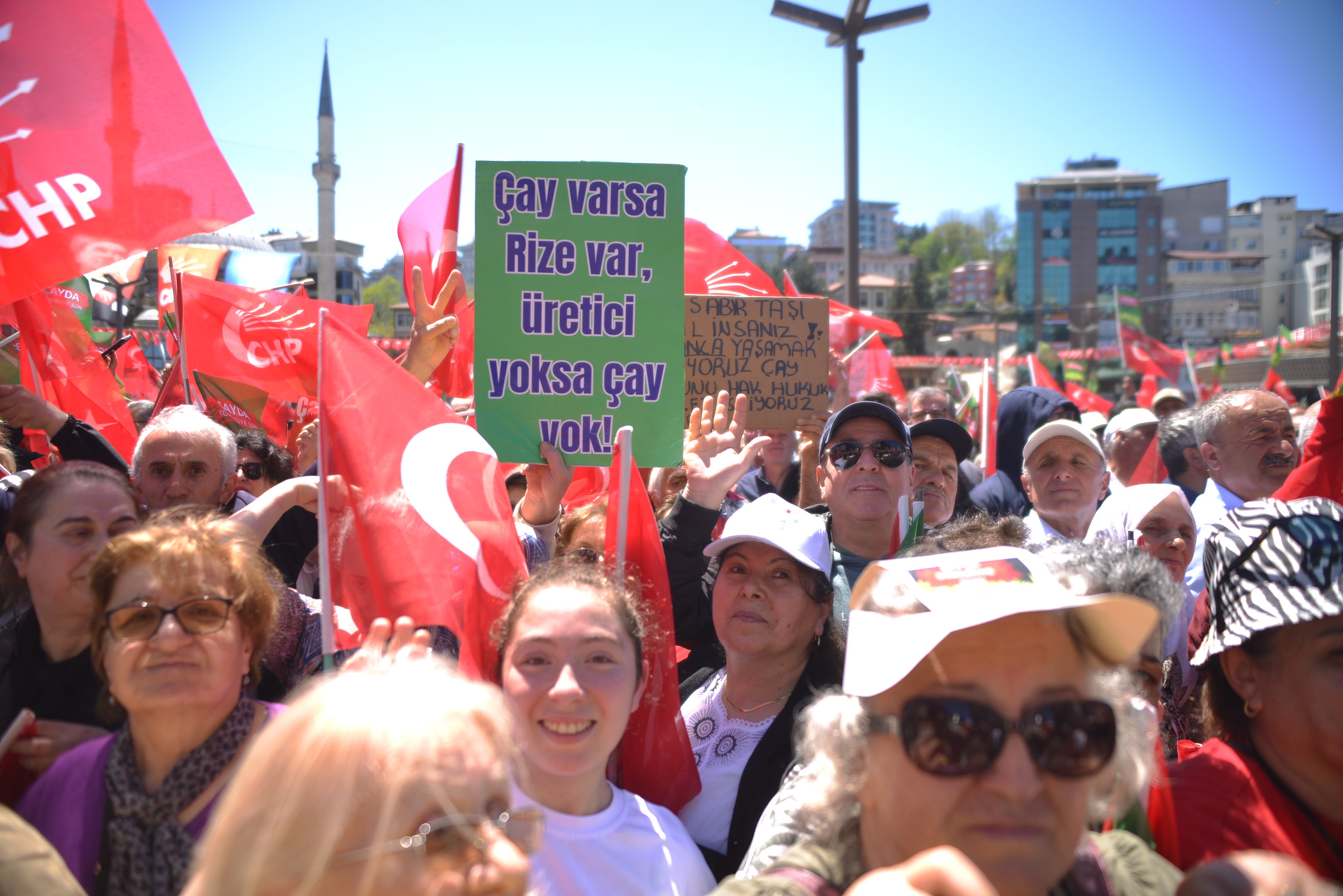 Özgür Özel Rize mitingi vergi adaleti