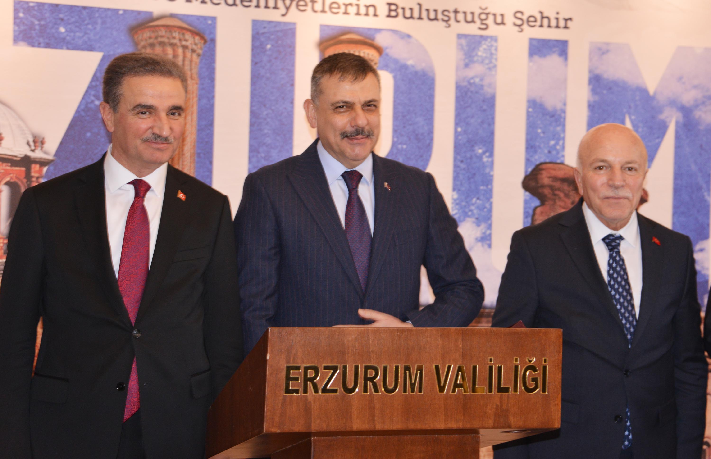 İçişleri Bakanı Mustafa Çiftçi Erzurum Valiliği ziyareti