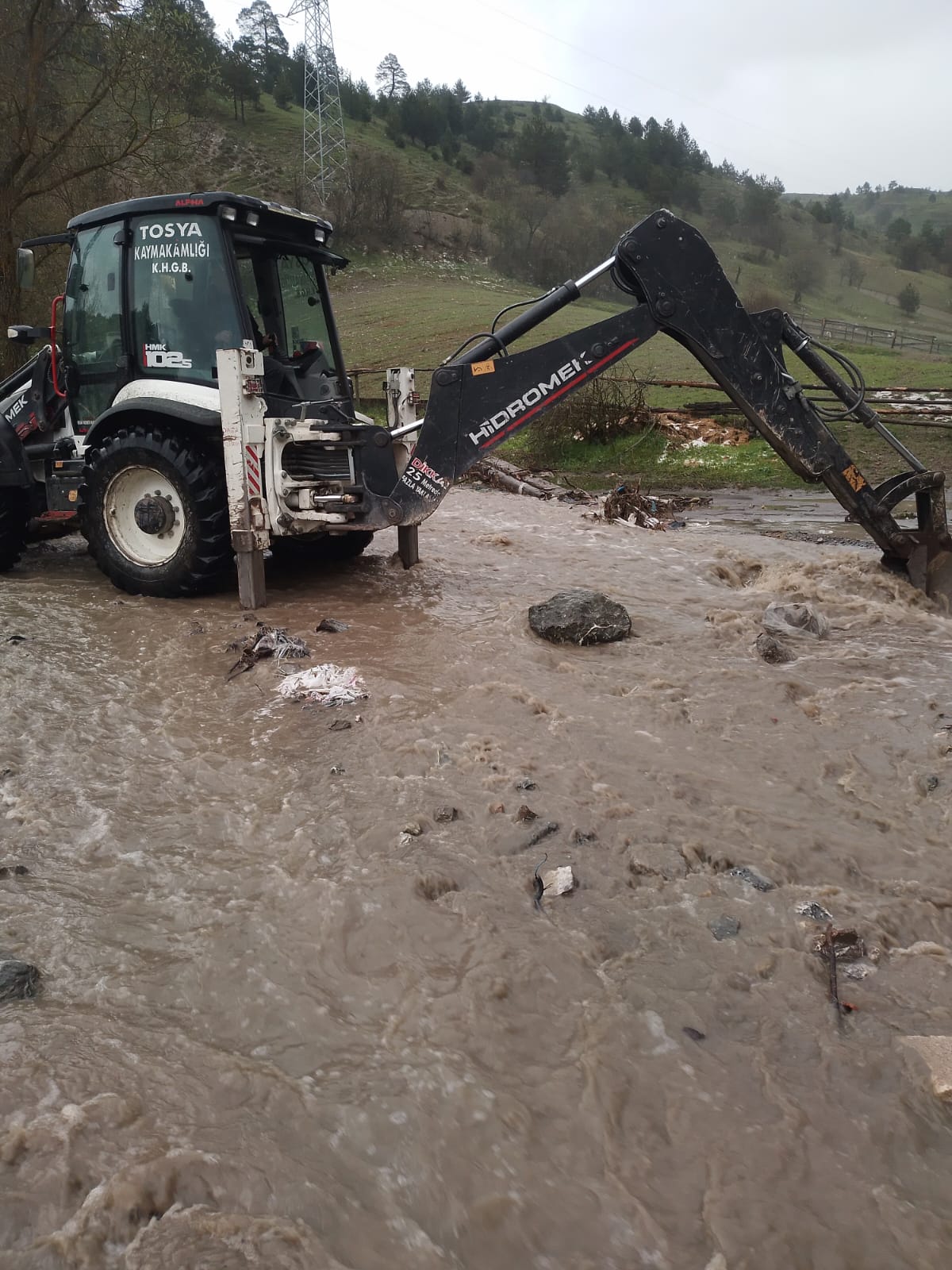 Kastamonu Tosya sel sağanak