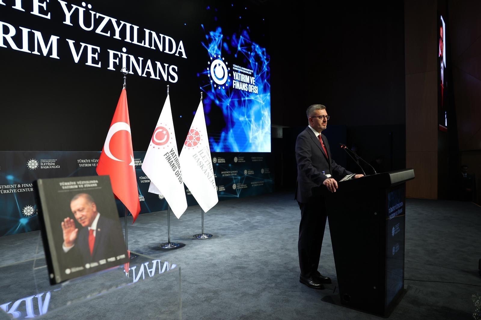 İletişim Başkanı Duran, Türkiye Yüzyılında Yatırım ve Finans kitabının tanıtımında konuştu