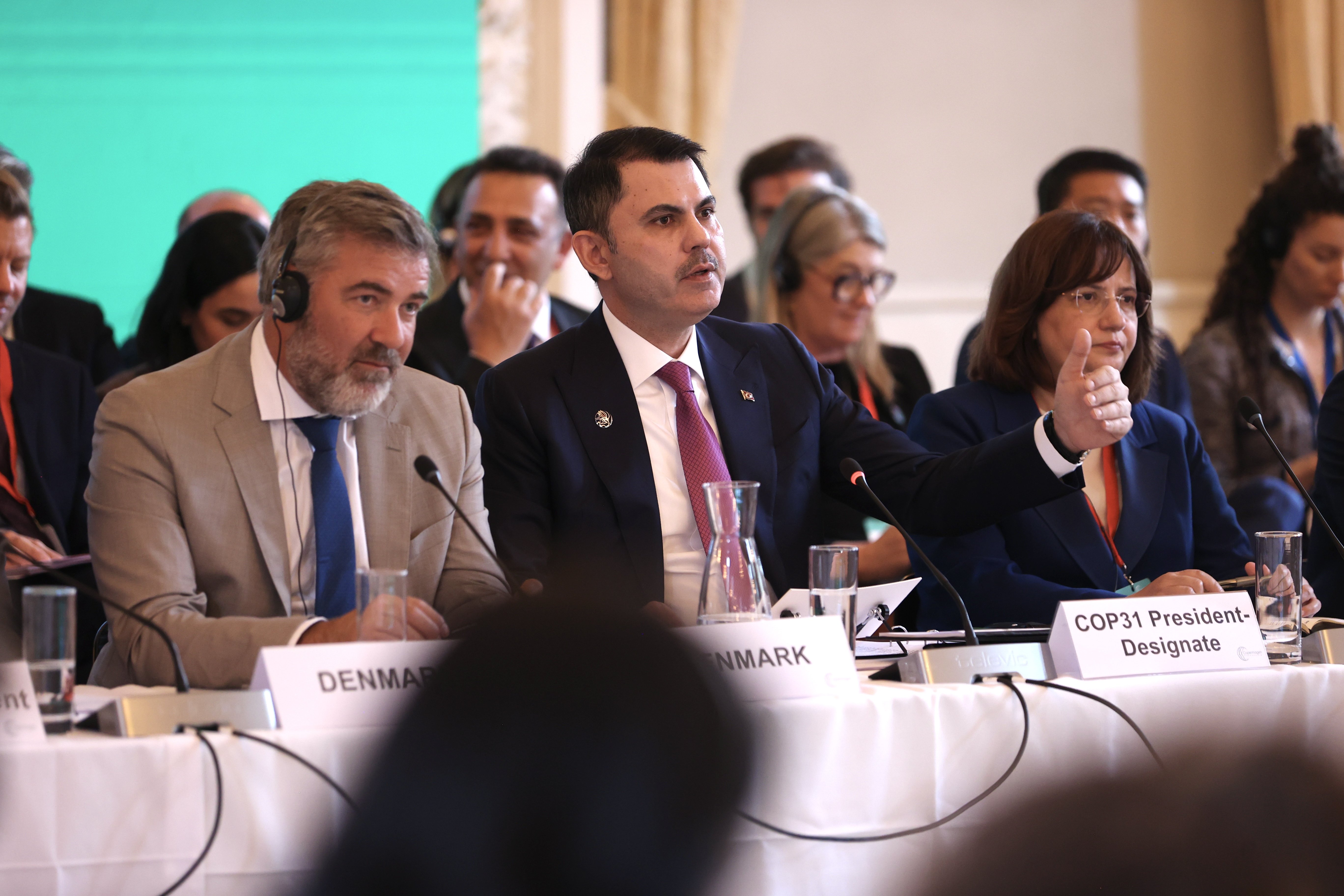 Murat Kurum Kopenhag İklim Bakanları Toplantısı
