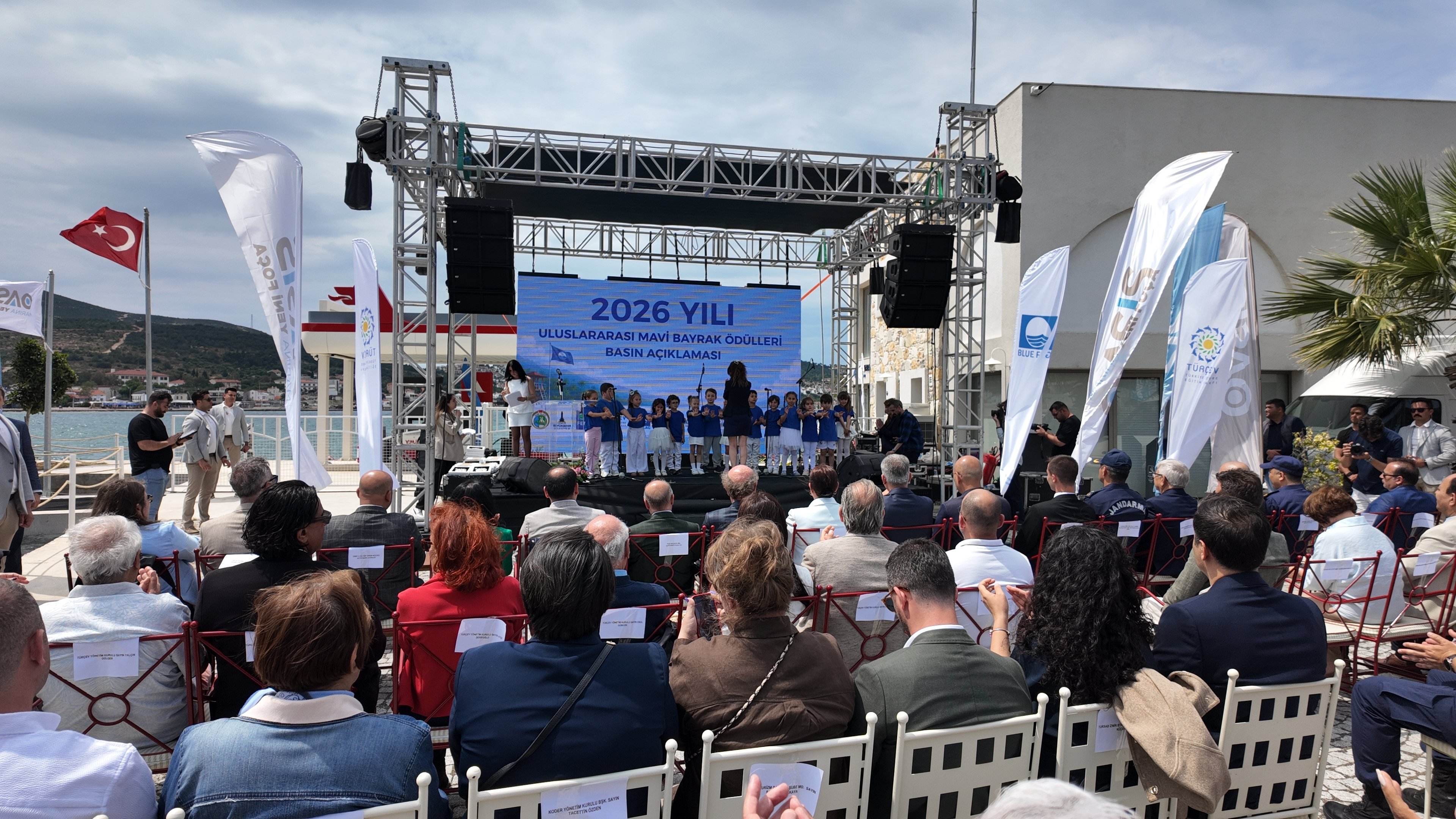Mavi Bayrak Töreni Foça