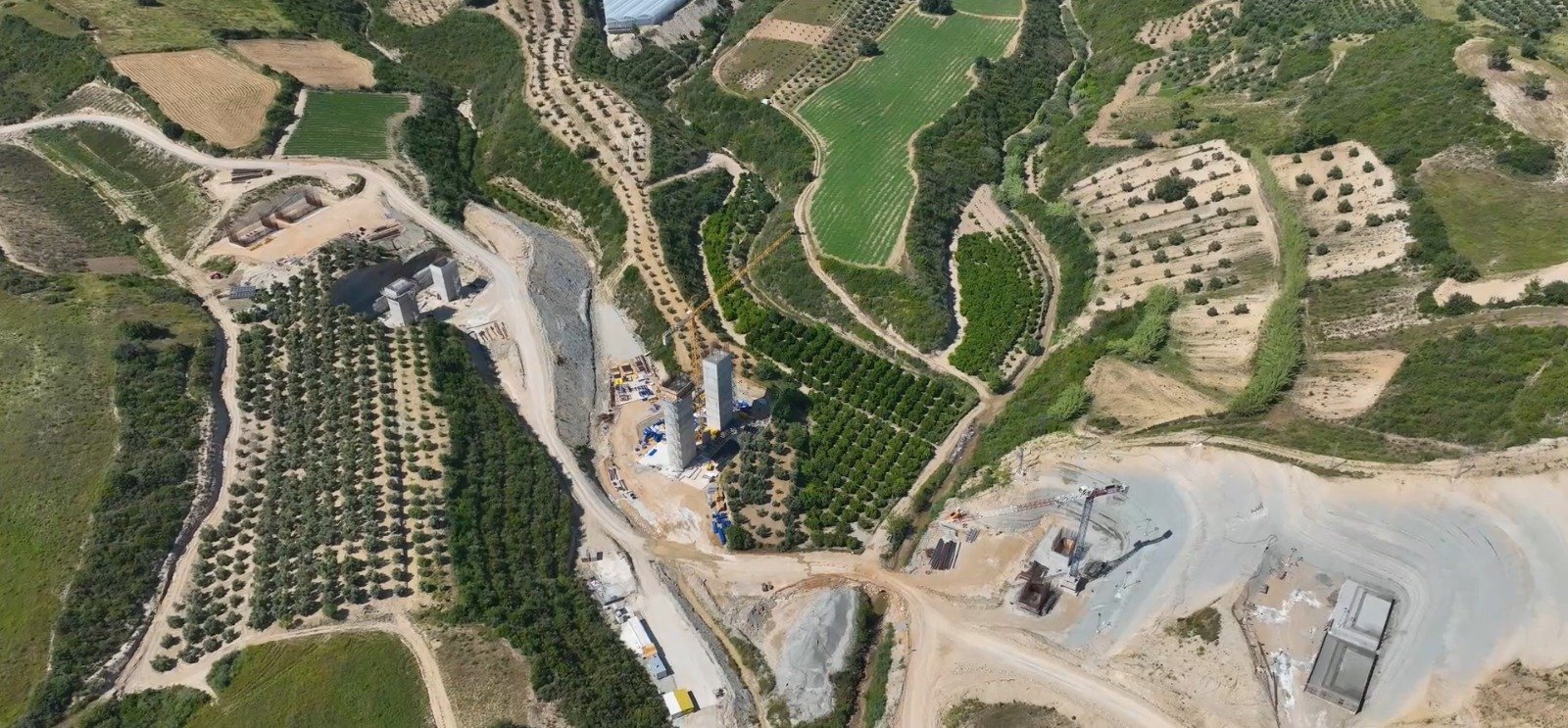 Antalya-Alanya Otoyolu projesi genel görünüm