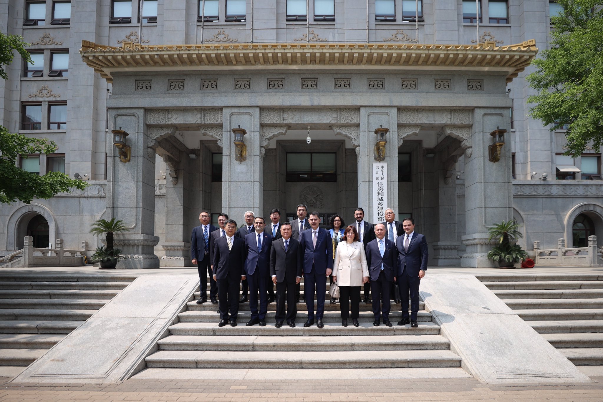 Bakan Murat Kurum Çinli mevkidaşı ile görüşüyor