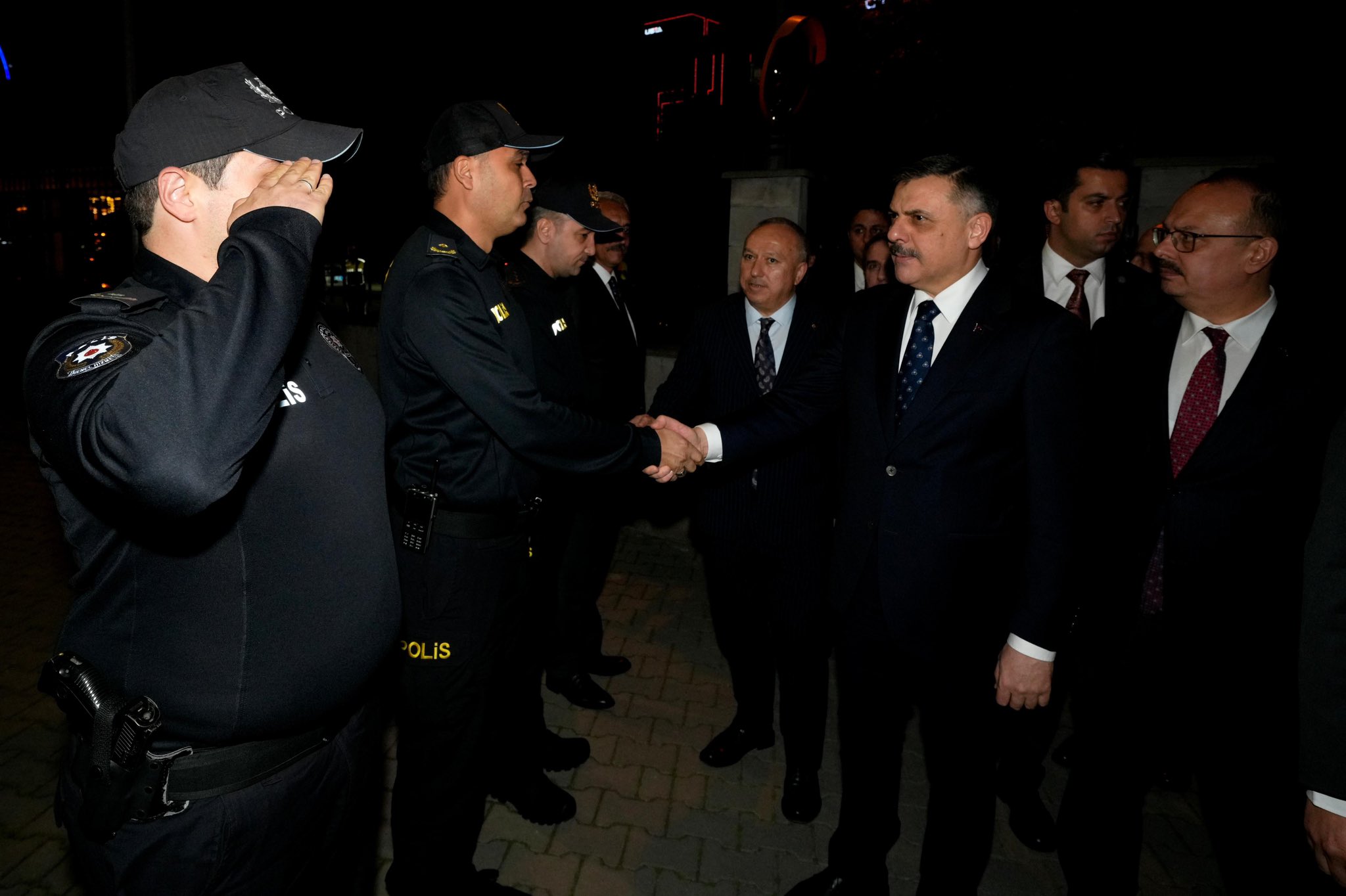 İçişleri Bakanı Mustafa Çiftçi polis merkezi ziyareti