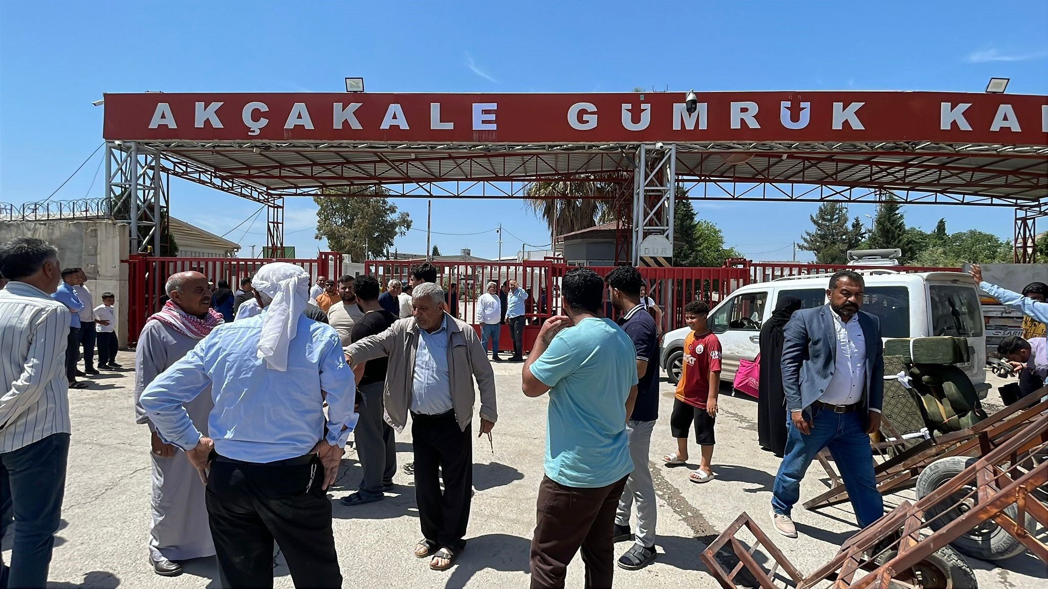 Akçakale Gümrük Kapısından görünüm