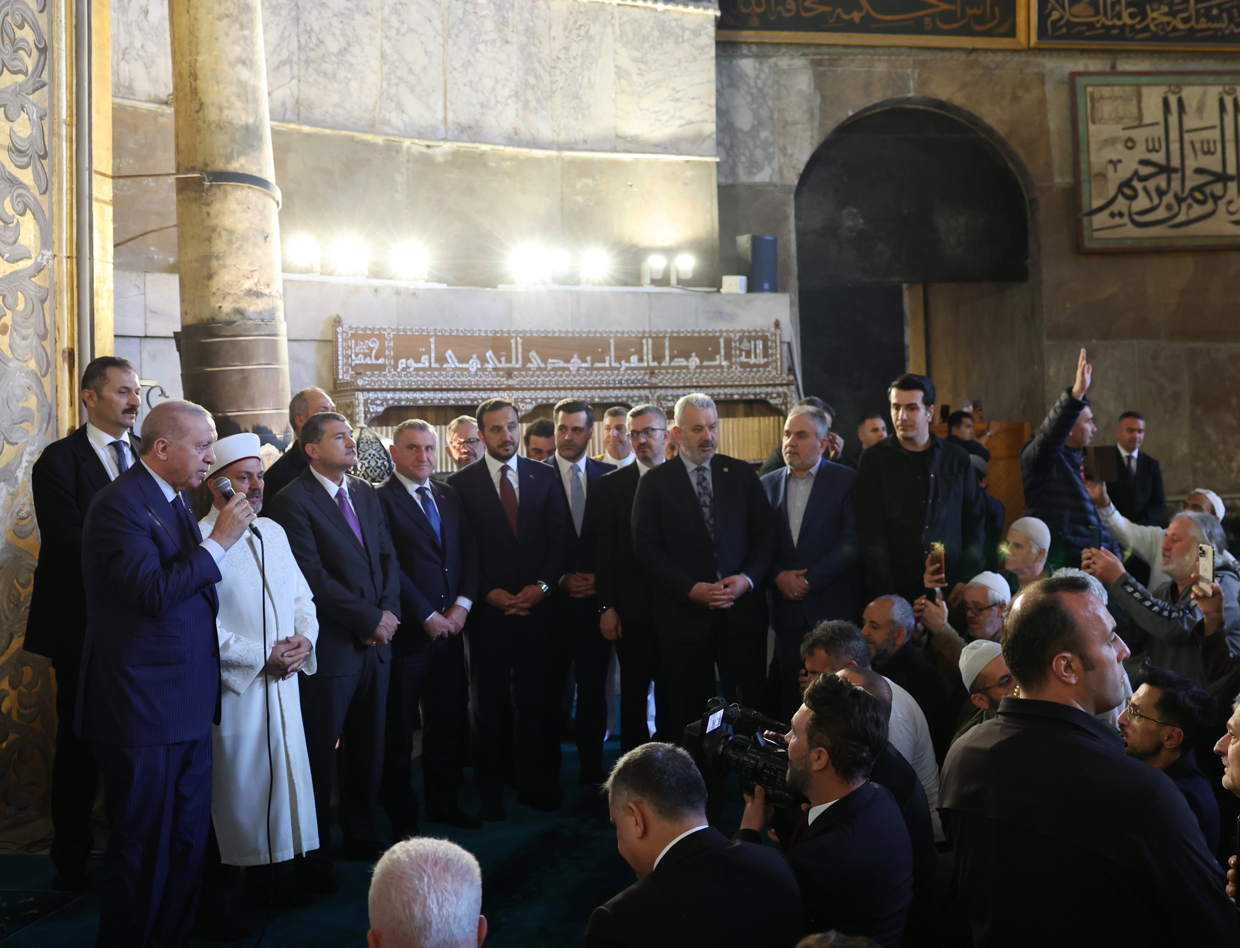 Recep Tayyip Erdoğan Ayasofya Namaz