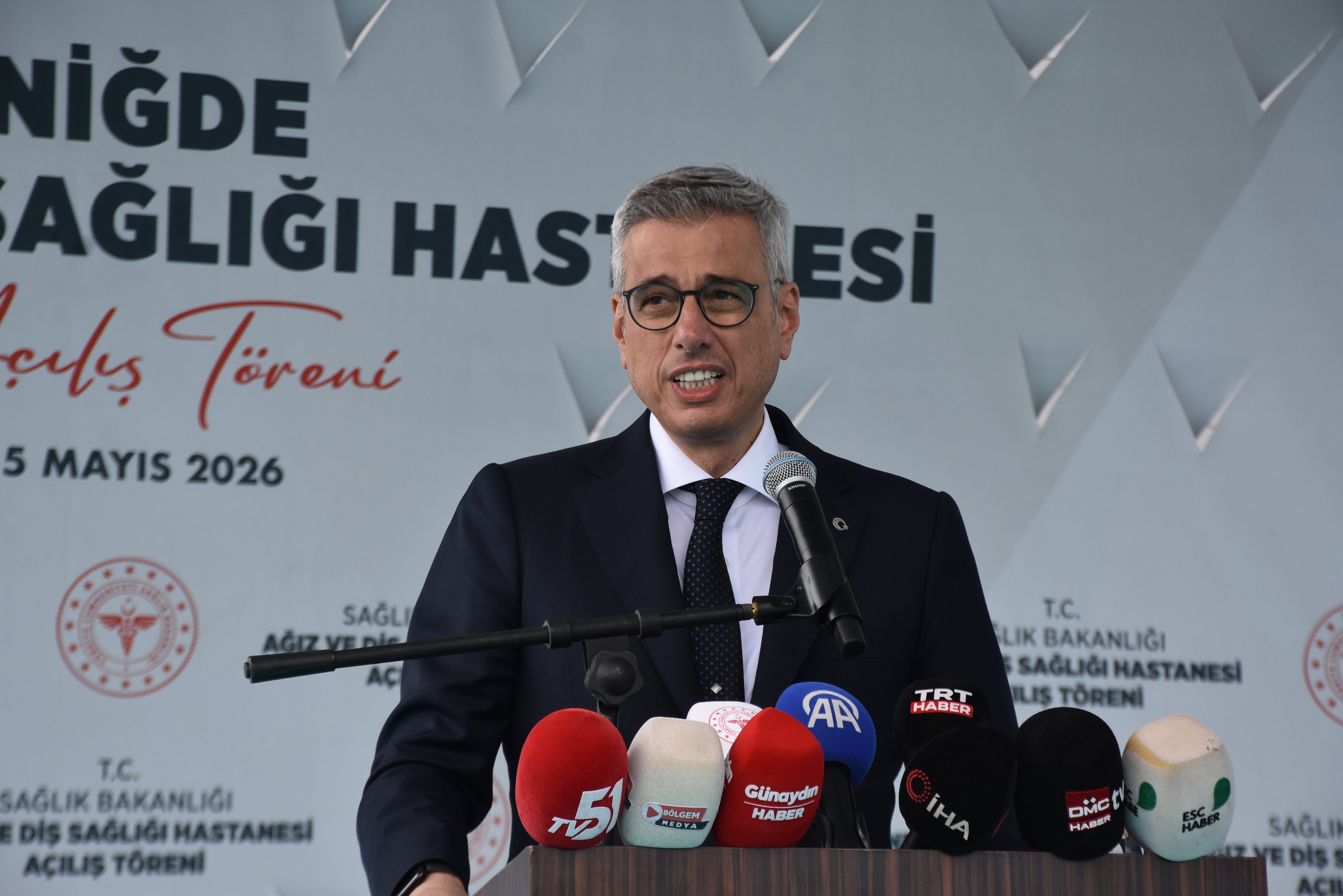 Kemal Memişoğlu, Niğde, hastane açılışı