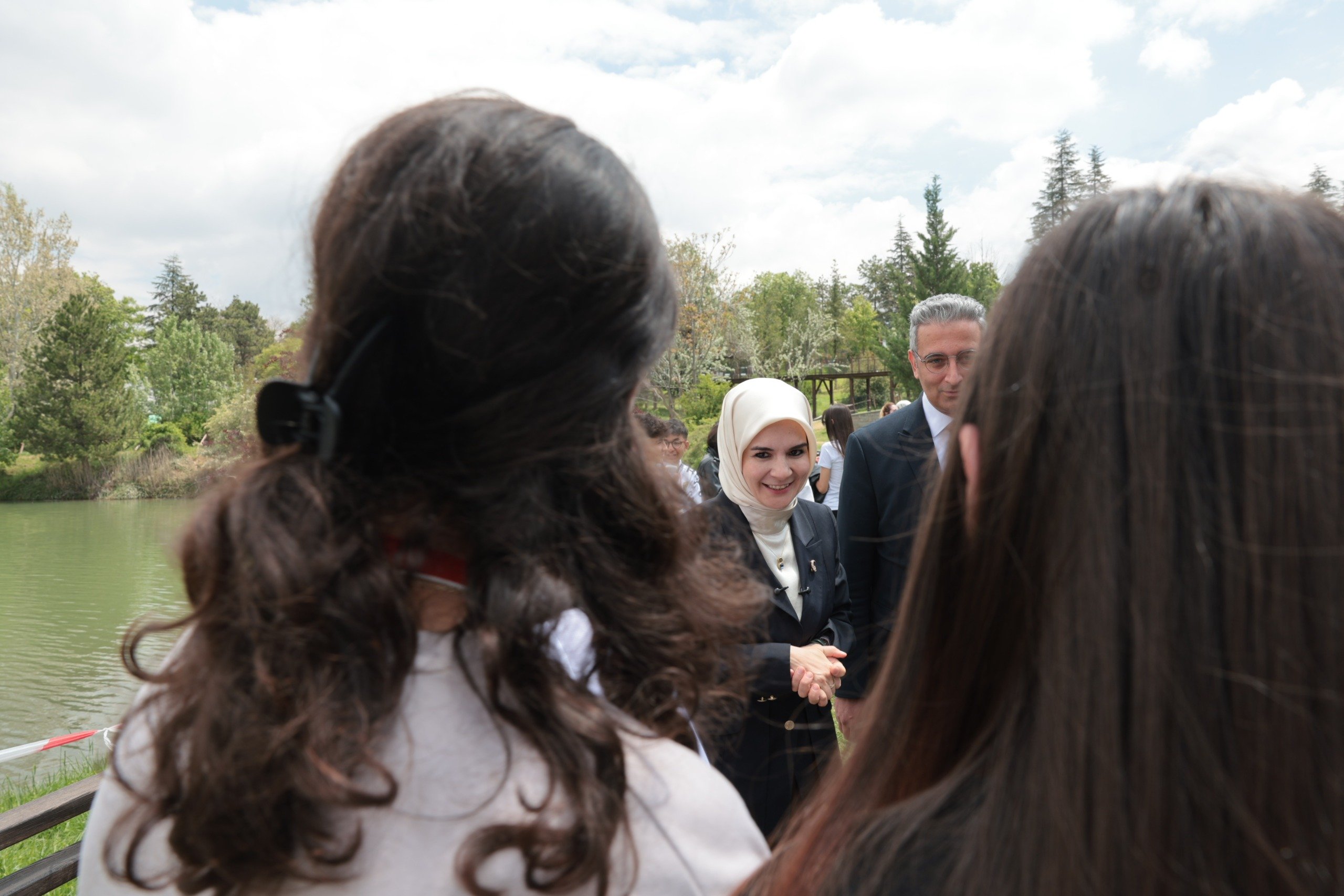 Bakan Göktaş ve gençler